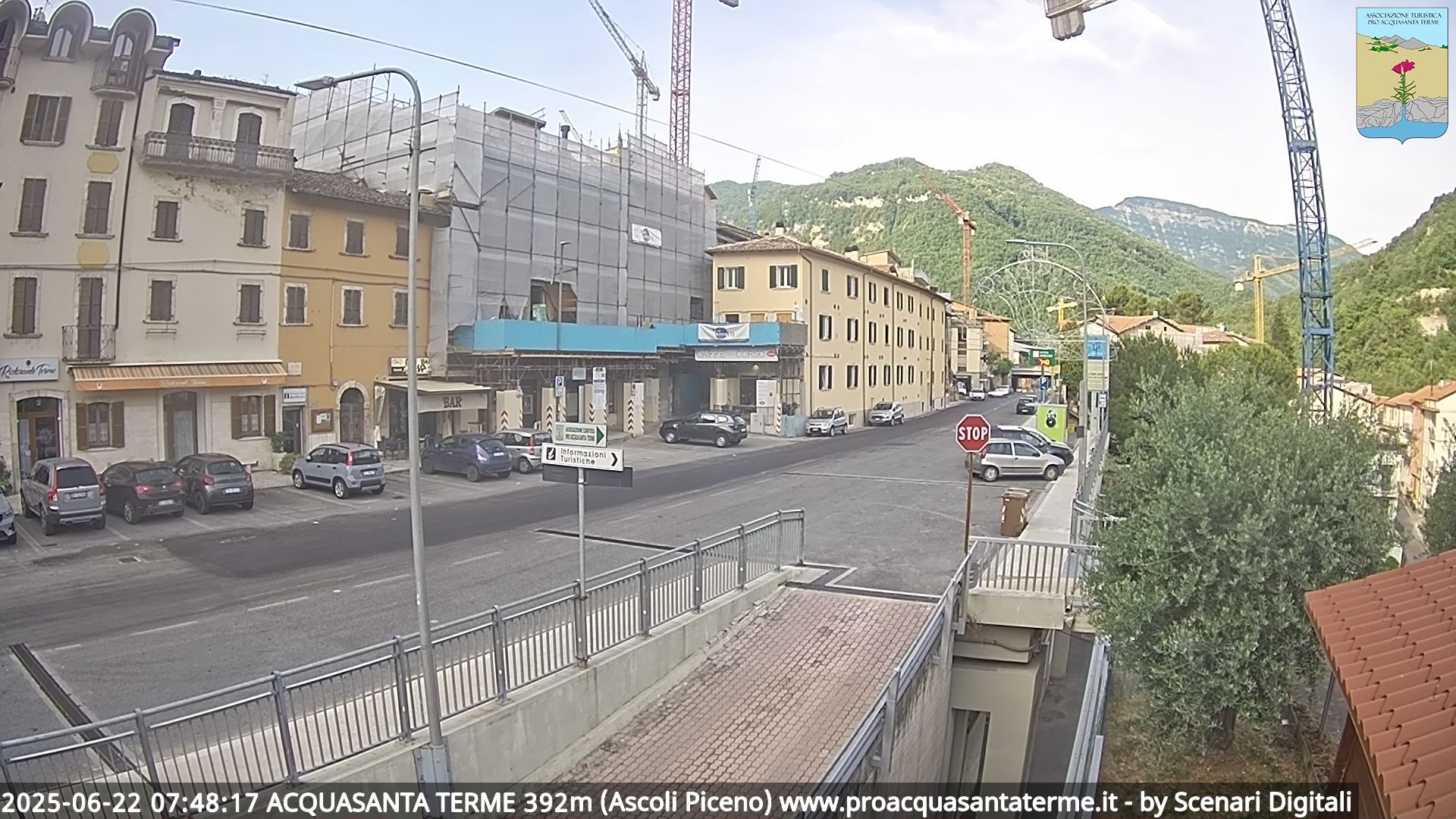 immagine della webcam nei dintorni di Cossignano: webcam Acquasanta Terme