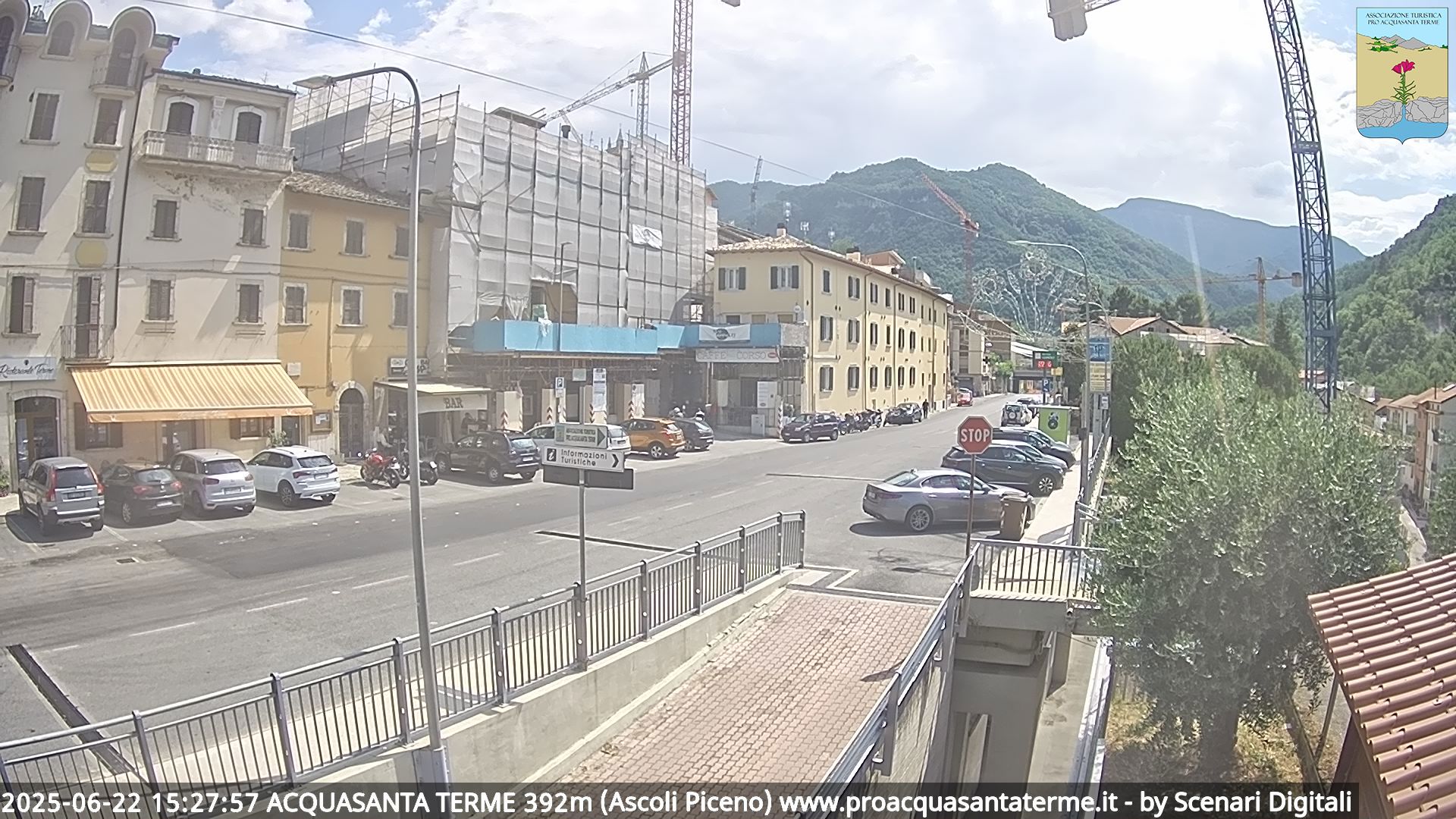 immagine della webcam nei dintorni di Campotosto: webcam Acquasanta Terme