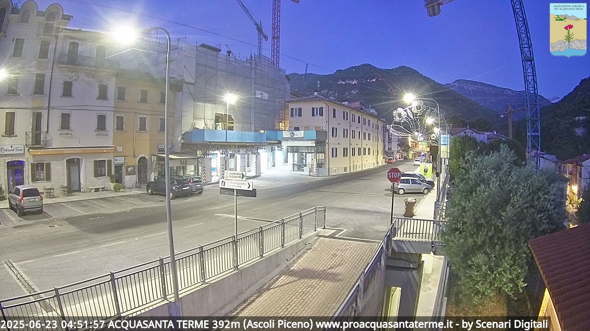immagine della webcam nei dintorni di Bolognola: webcam Acquasanta Terme