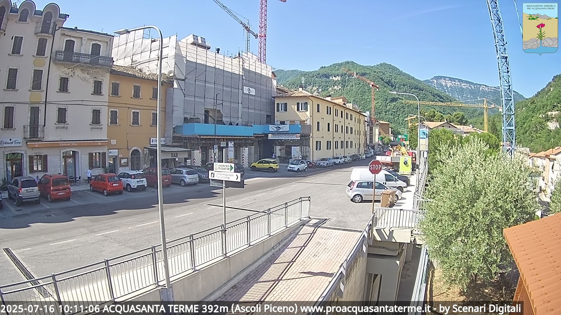 immagine della webcam nei dintorni di Offida: webcam Acquasanta Terme