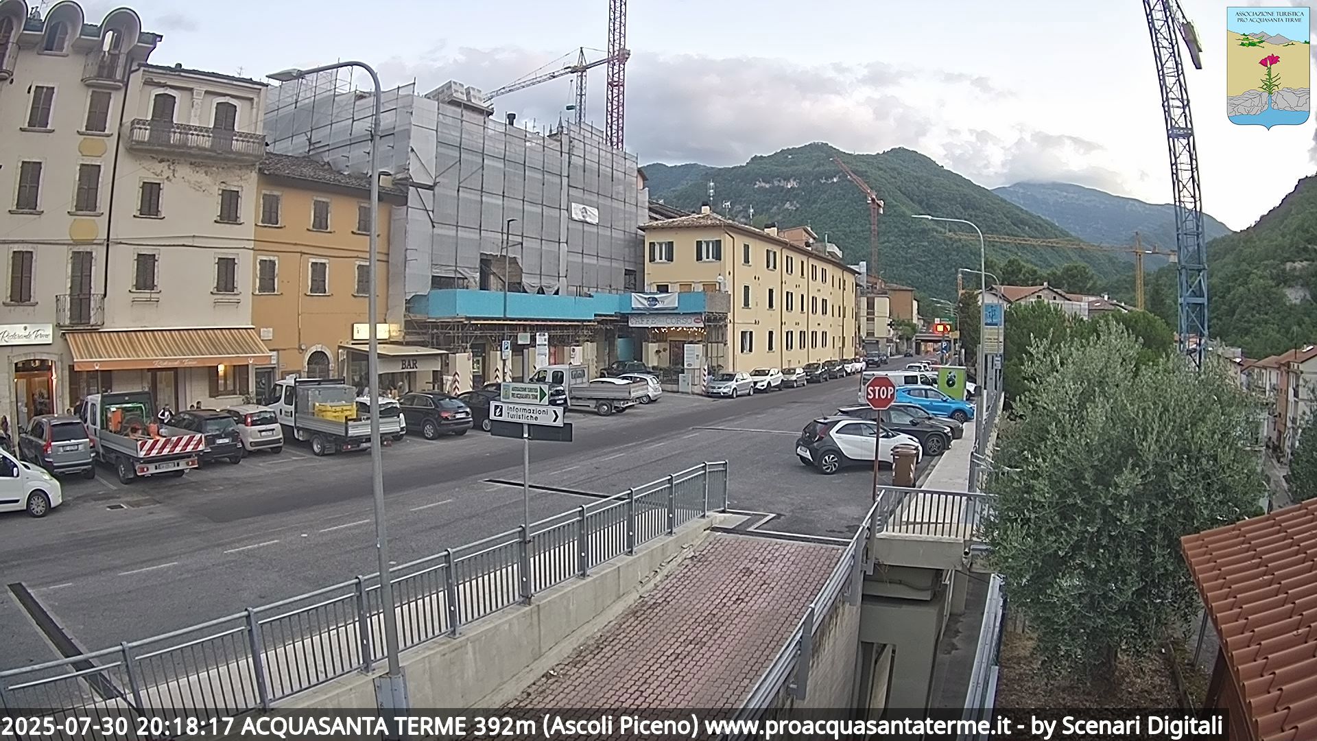 immagine della webcam nei dintorni di Ascoli Piceno: webcam Acquasanta Terme