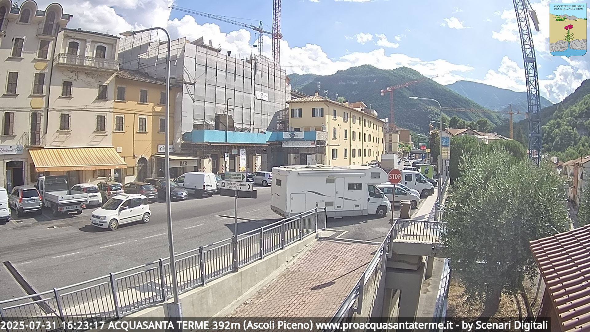 immagine della webcam nei dintorni di Ascoli Piceno: webcam Acquasanta Terme