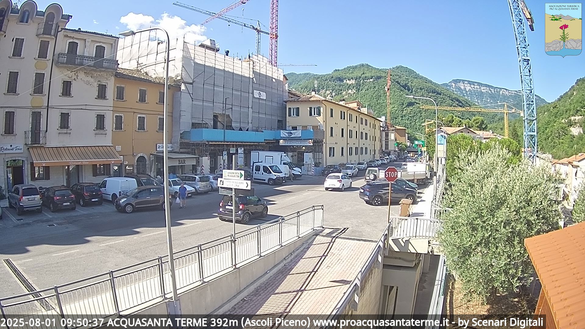 immagine della webcam nei dintorni di Fiastra: webcam Acquasanta Terme