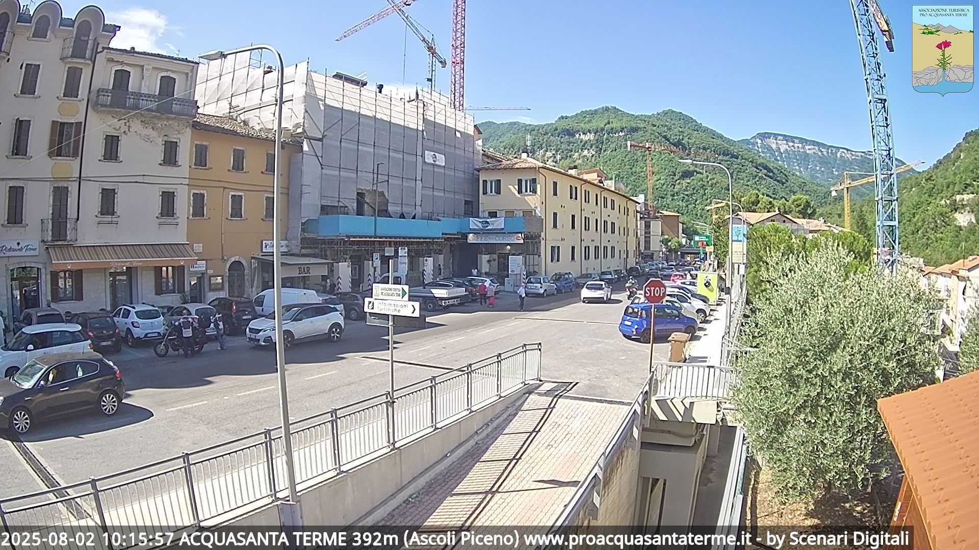 immagine della webcam nei dintorni di Sassotetto: webcam Acquasanta Terme