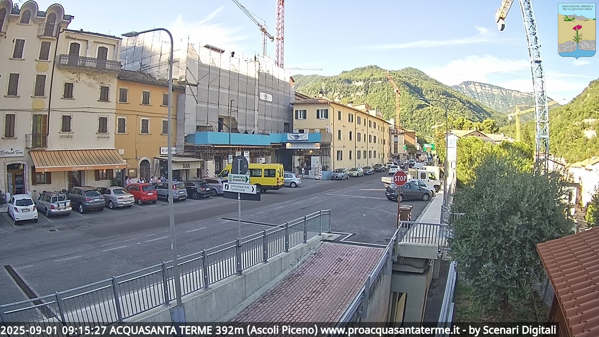 immagine della webcam nei dintorni di Teramo: webcam Acquasanta Terme