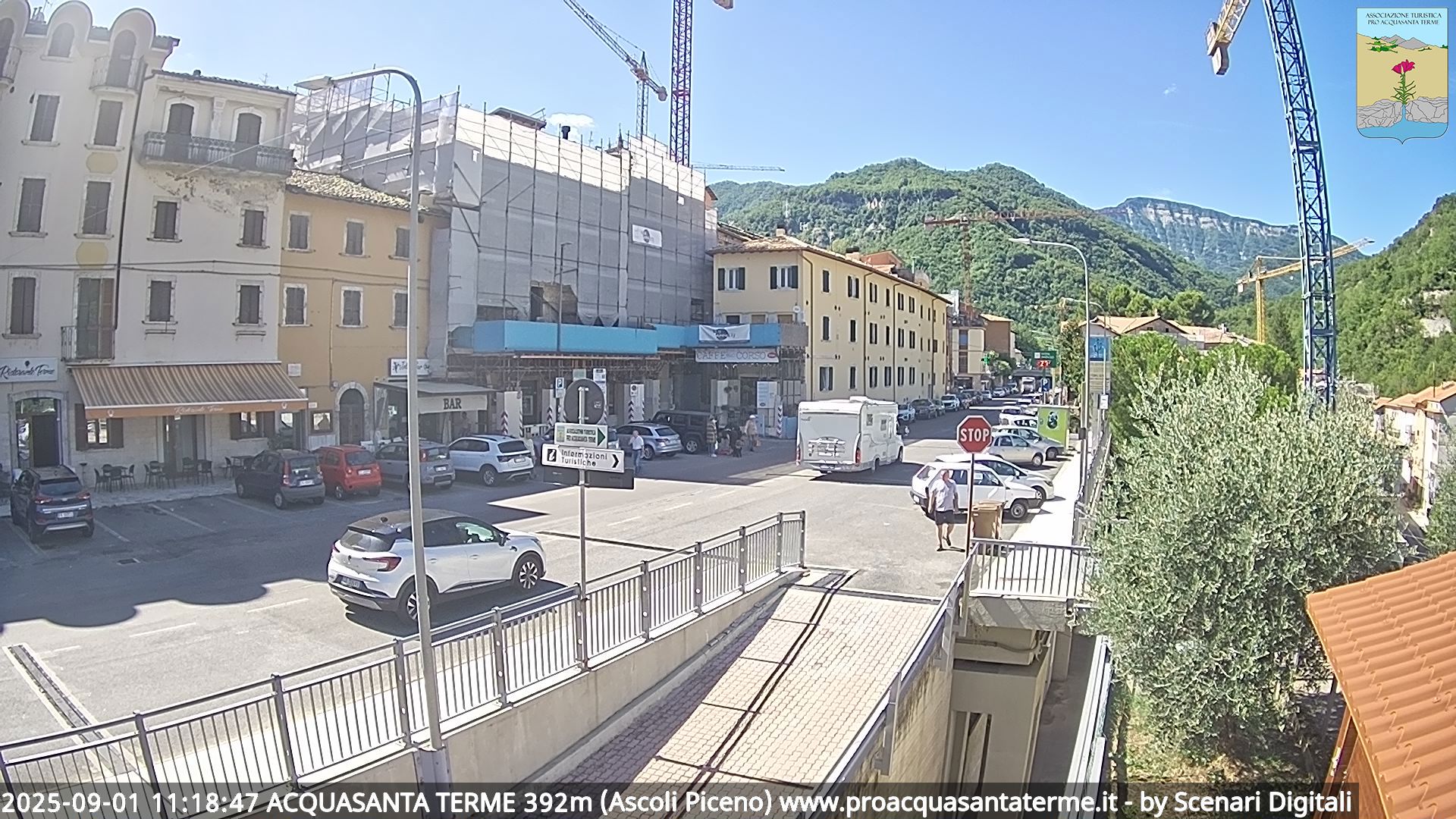 immagine della webcam nei dintorni di Offida: webcam Acquasanta Terme