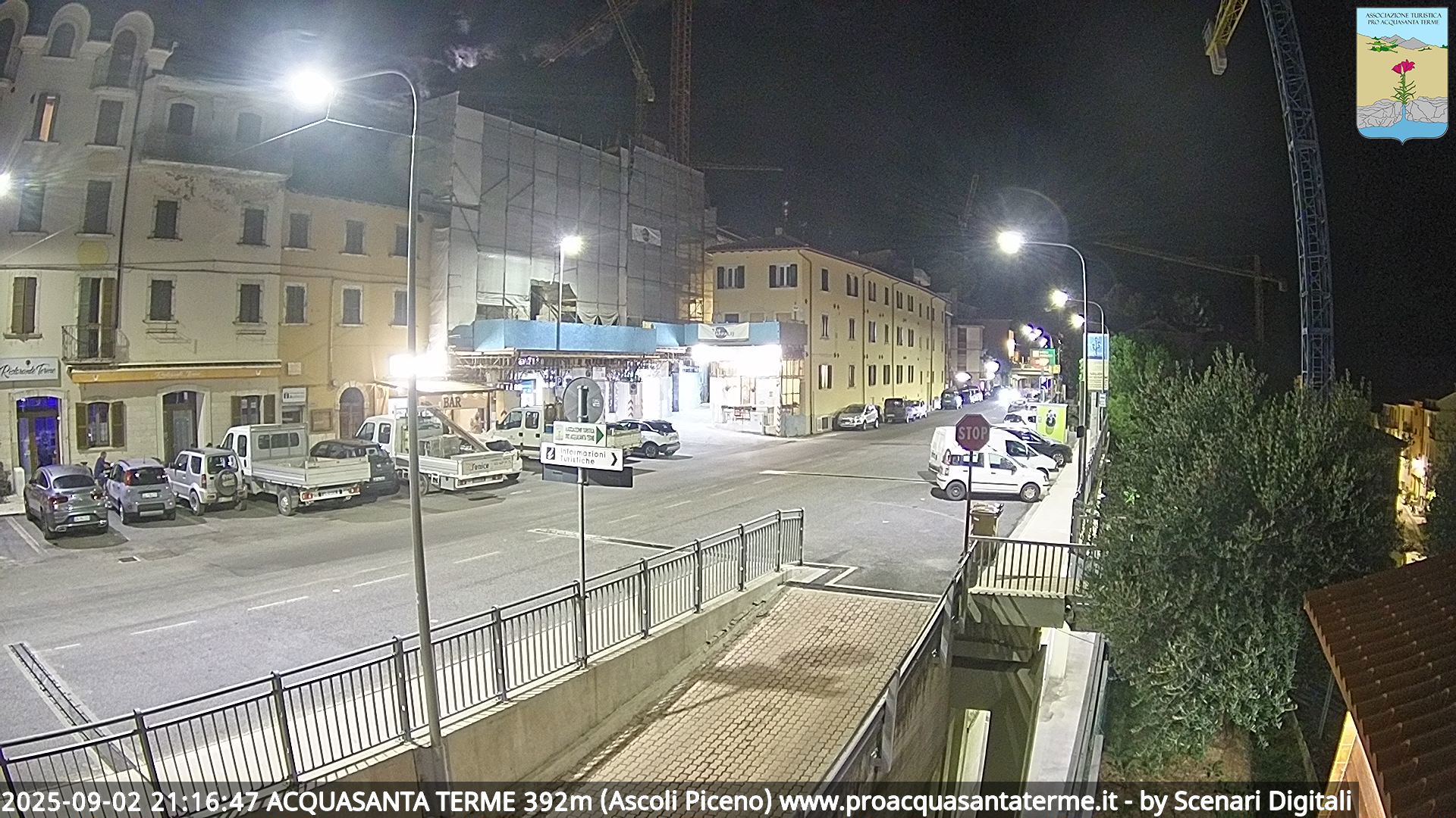 immagine della webcam nei dintorni di Ussita: webcam Acquasanta Terme