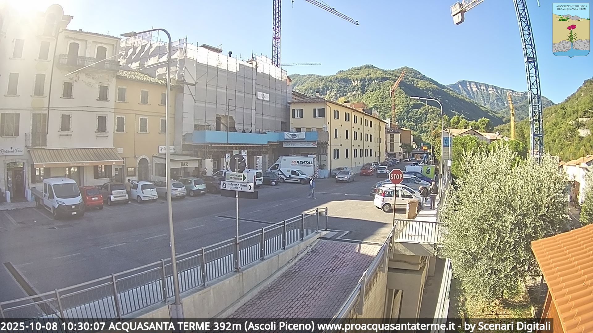 immagine della webcam nei dintorni di Pintura di Bolognola: webcam Acquasanta Terme