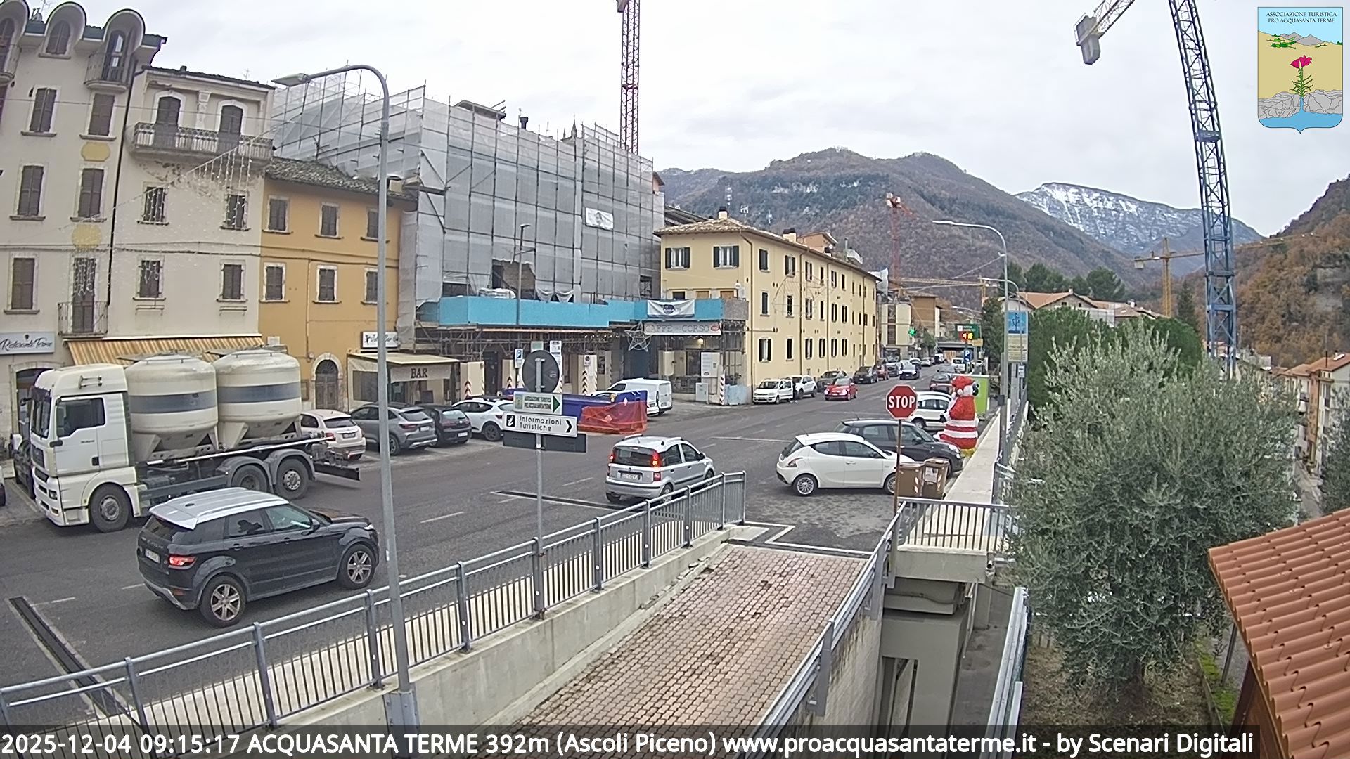 immagine della webcam nei dintorni di Sarnano: webcam Acquasanta Terme