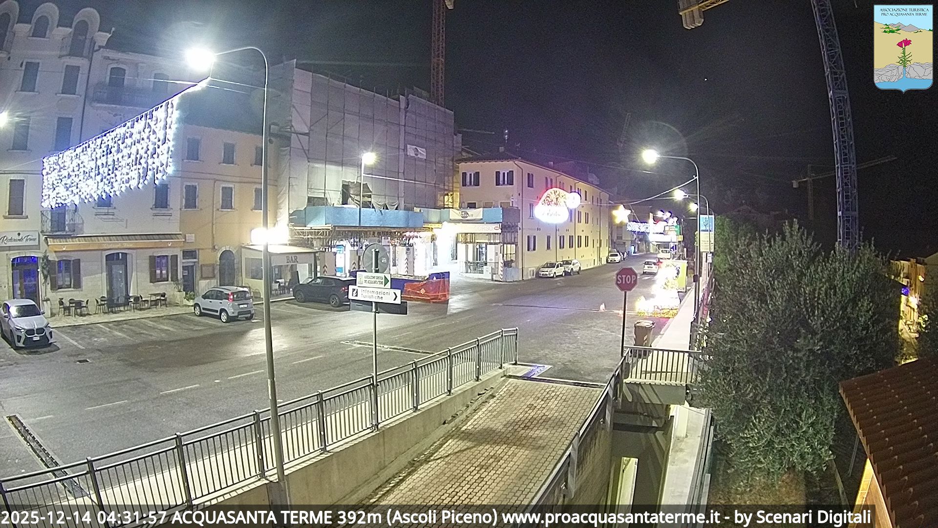 immagine della webcam nei dintorni di Montemonaco: webcam Acquasanta Terme