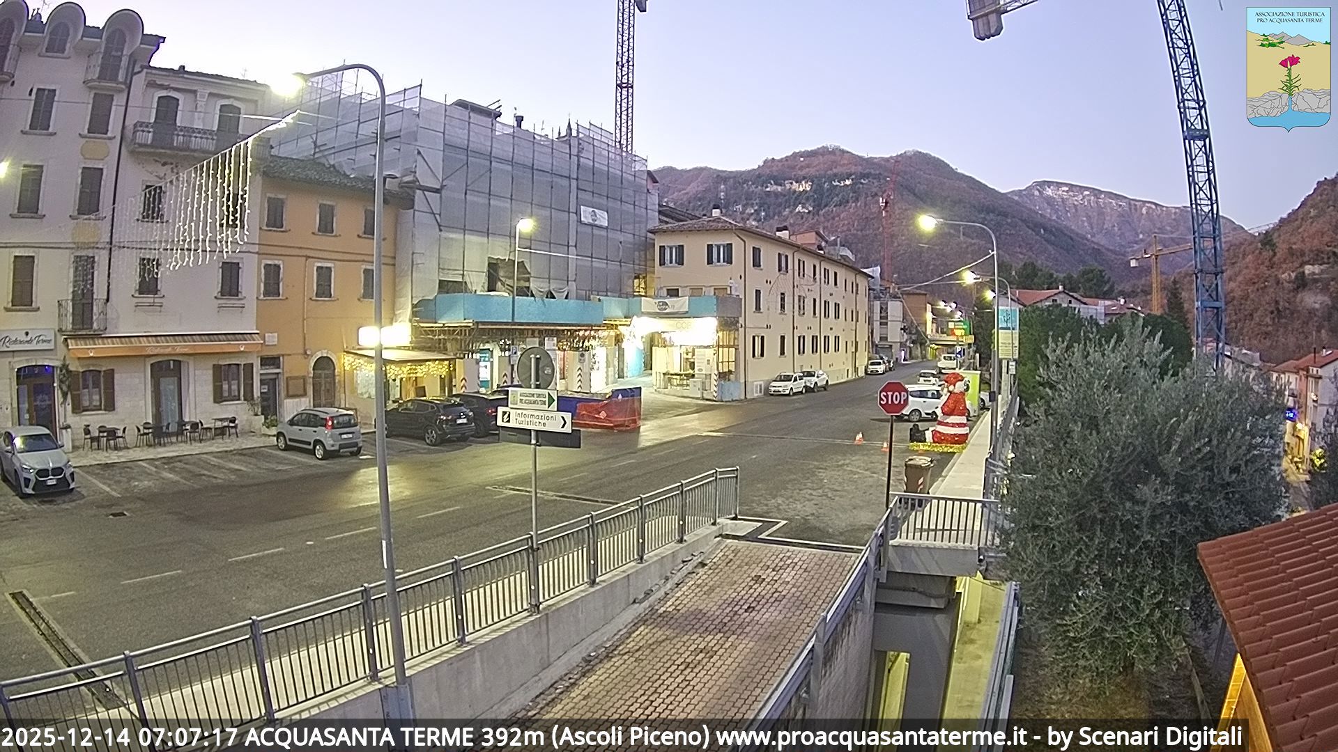immagine della webcam nei dintorni di Ussita: webcam Acquasanta Terme