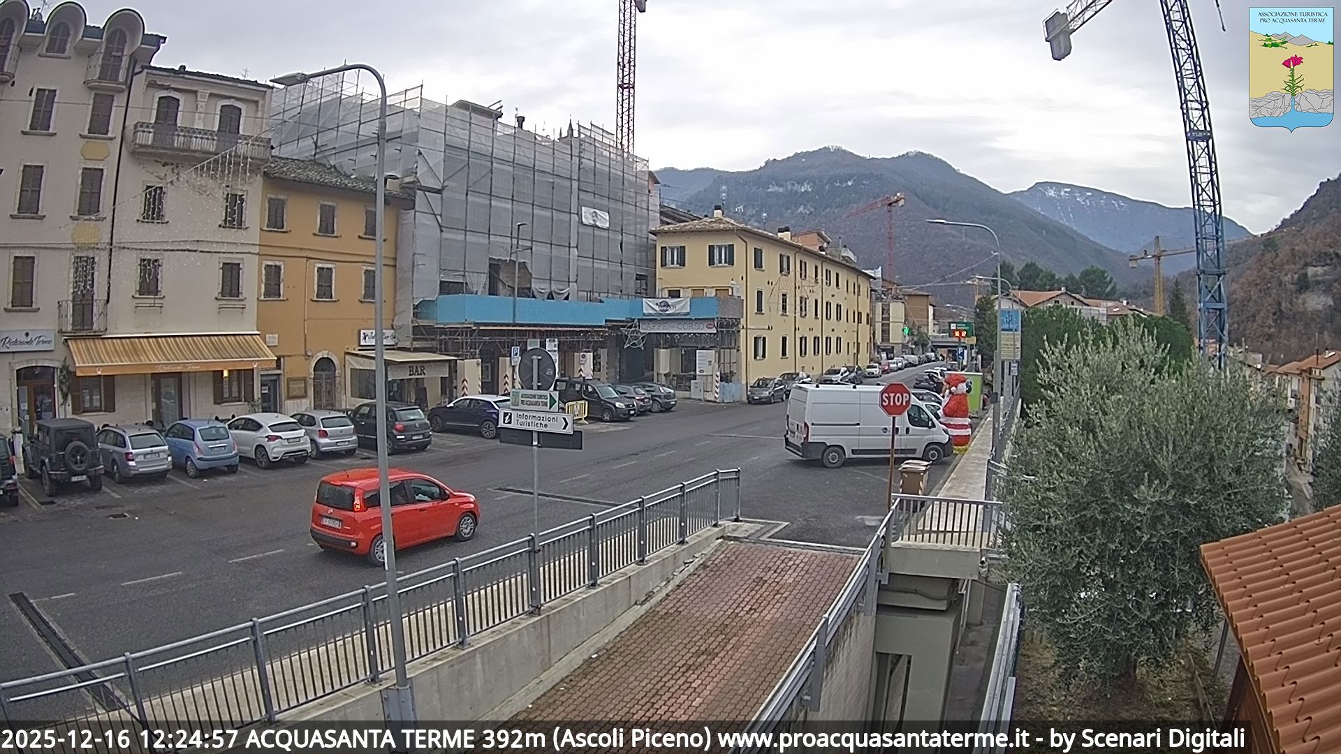 immagine della webcam nei dintorni di Fano Adriano: webcam Acquasanta Terme