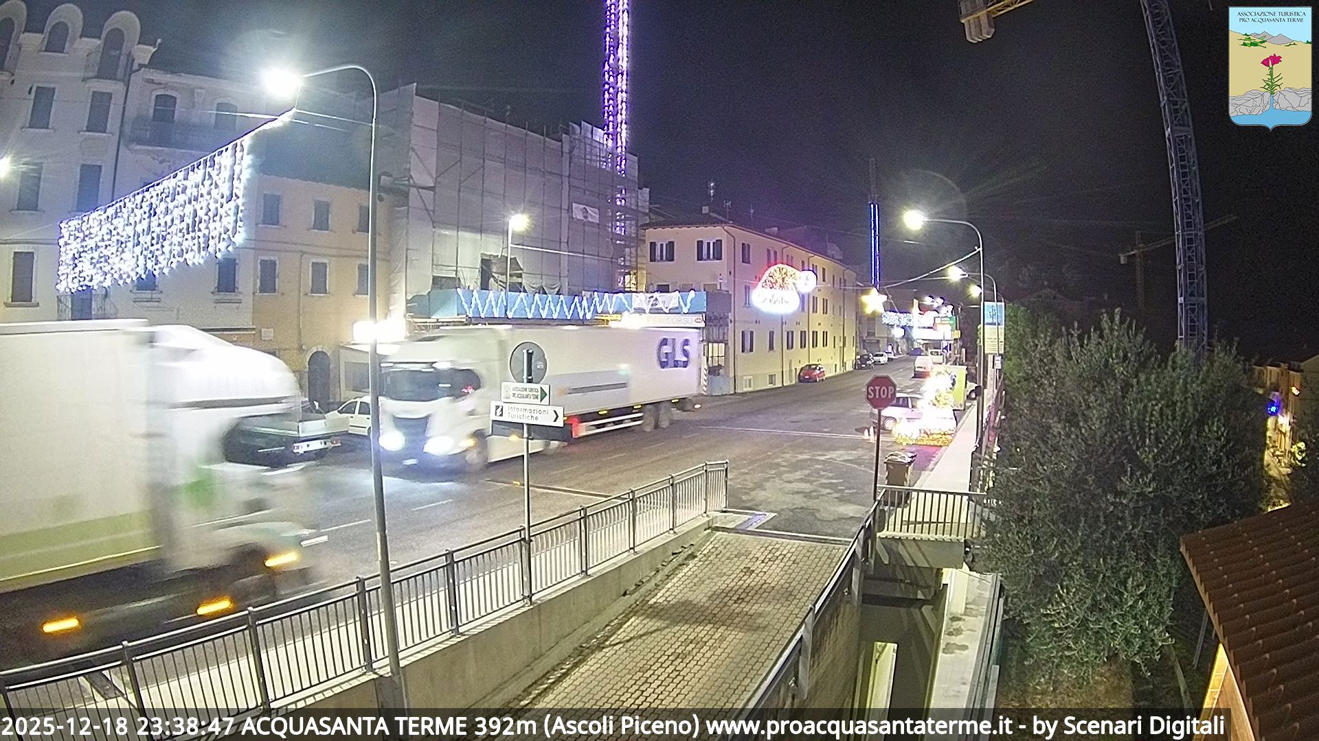 immagine della webcam nei dintorni di Ussita: webcam Acquasanta Terme