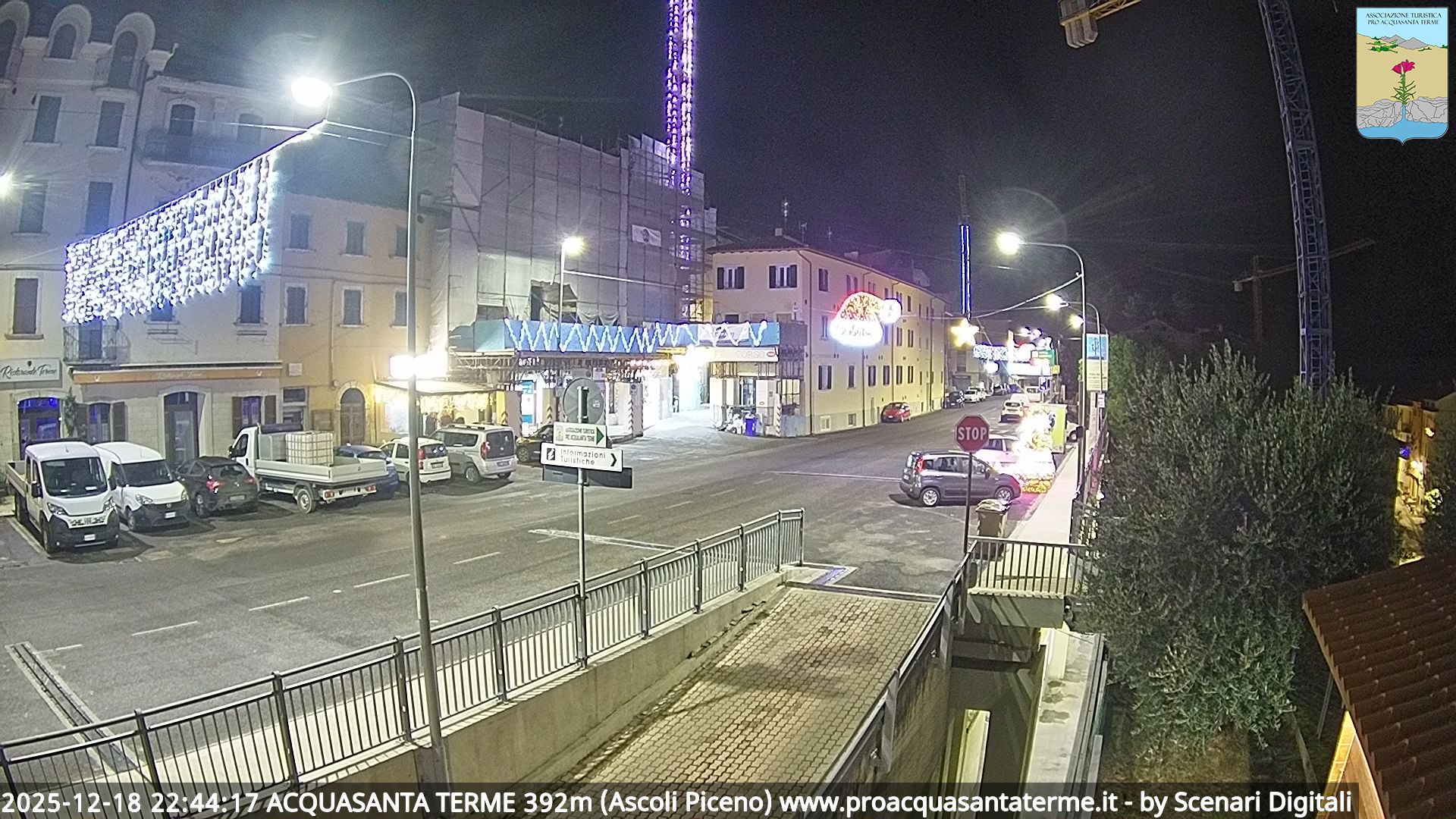 immagine della webcam nei dintorni di Frontignano: webcam Acquasanta Terme