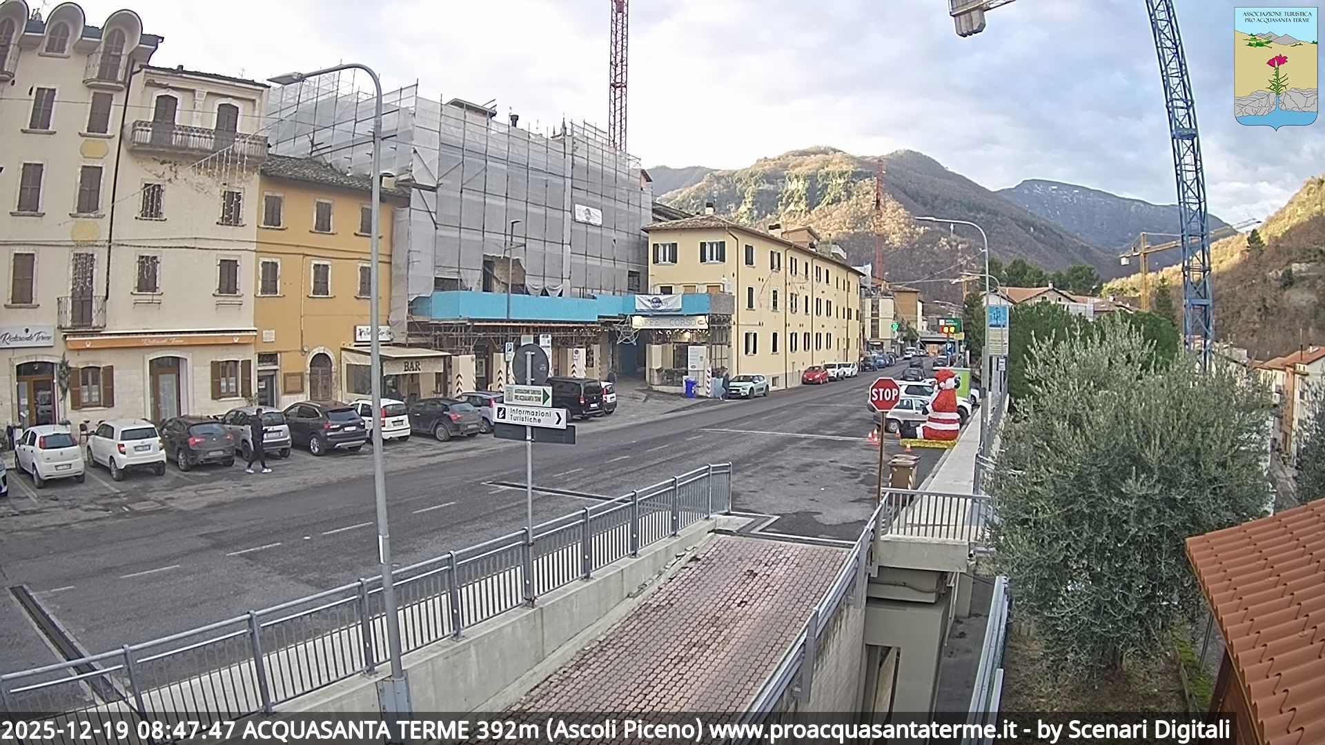 immagine della webcam nei dintorni di Sassotetto: webcam Acquasanta Terme