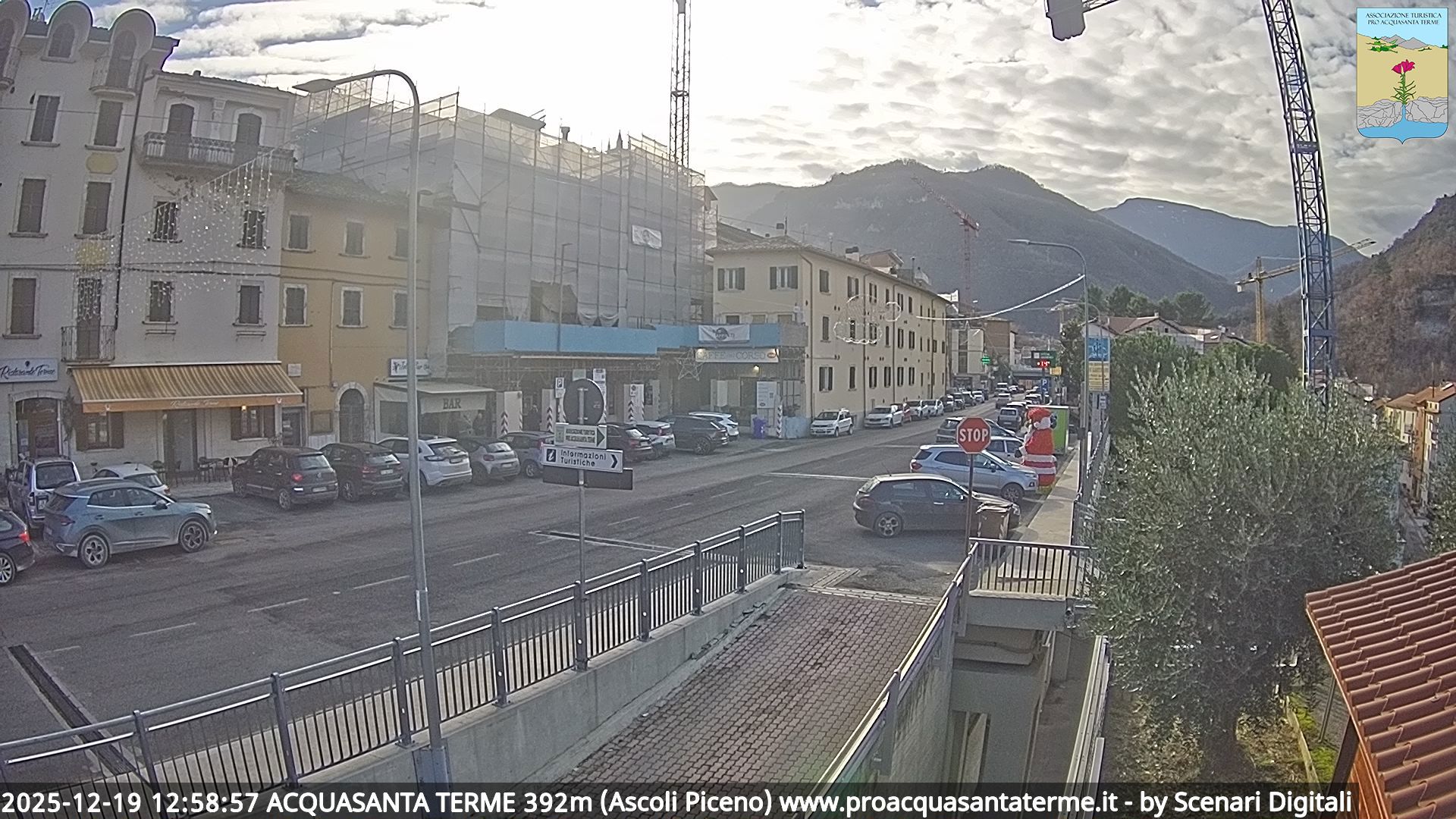 immagine della webcam nei dintorni di Sassotetto: webcam Acquasanta Terme