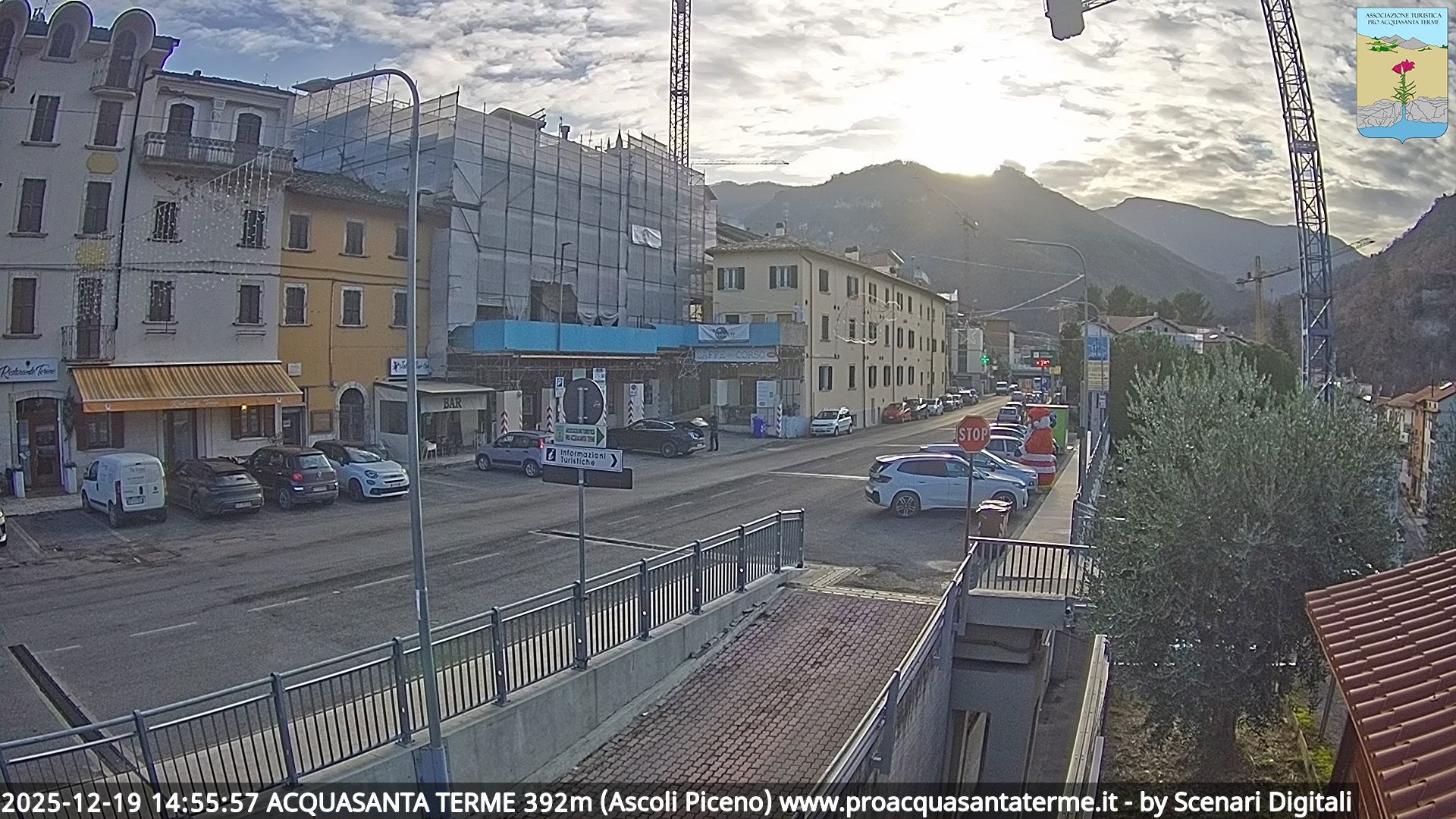 immagine della webcam nei dintorni di Campotosto: webcam Acquasanta Terme