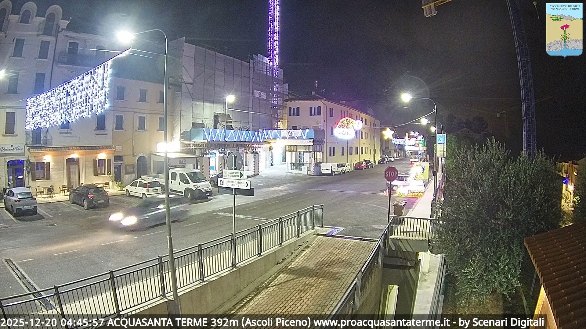 immagine della webcam nei dintorni di Cossignano: webcam Acquasanta Terme