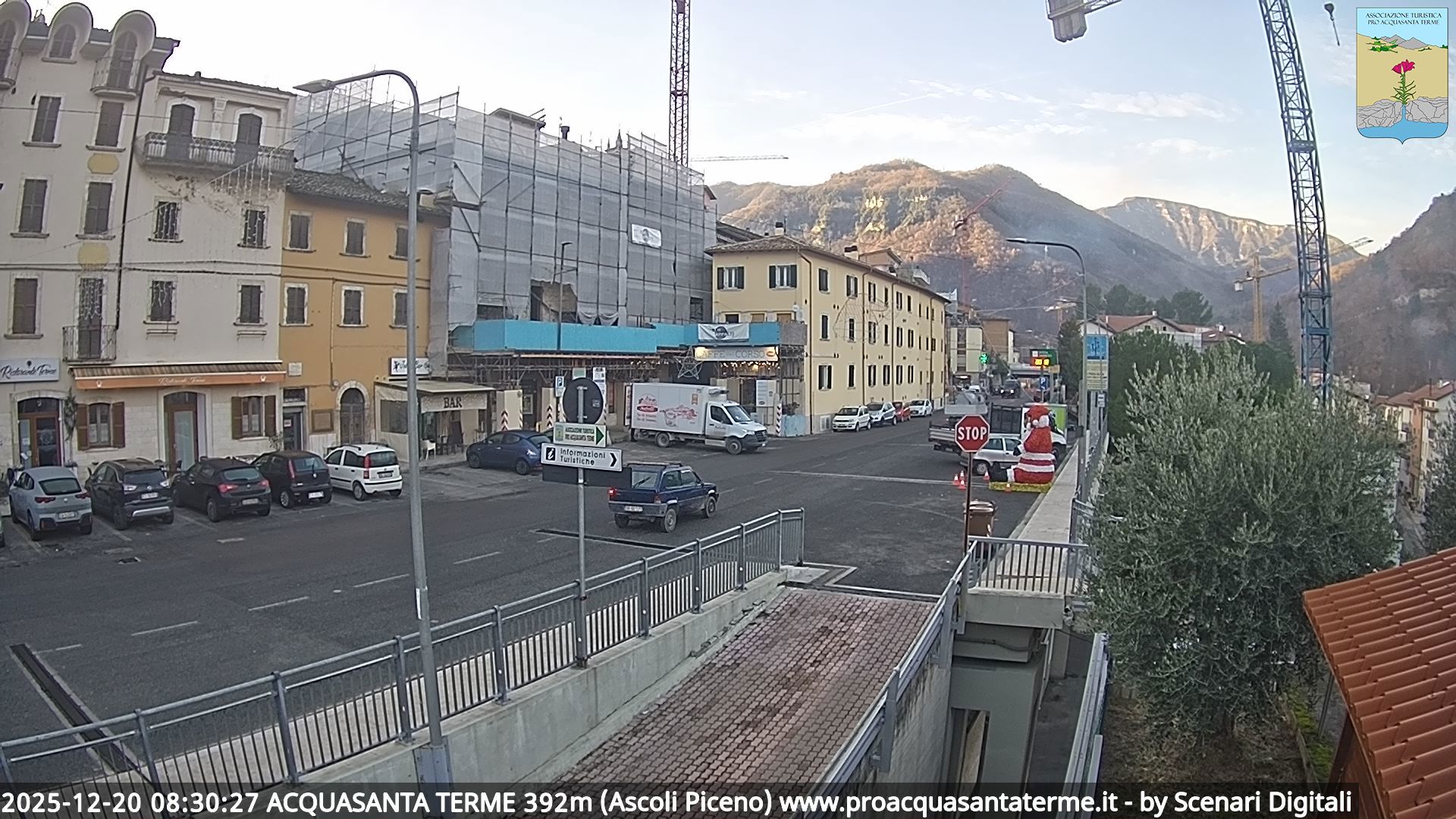 immagine della webcam nei dintorni di Montemonaco: webcam Acquasanta Terme