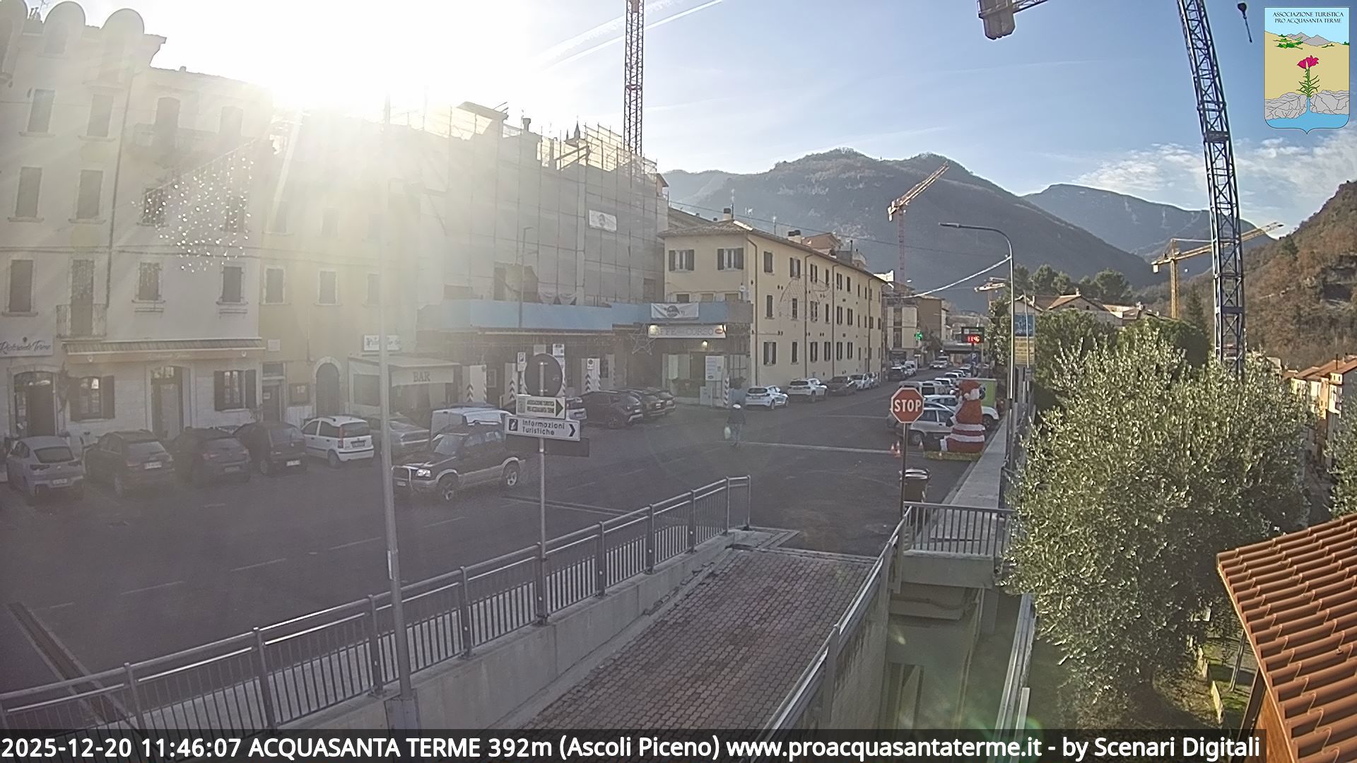 immagine della webcam nei dintorni di Pintura di Bolognola: webcam Acquasanta Terme