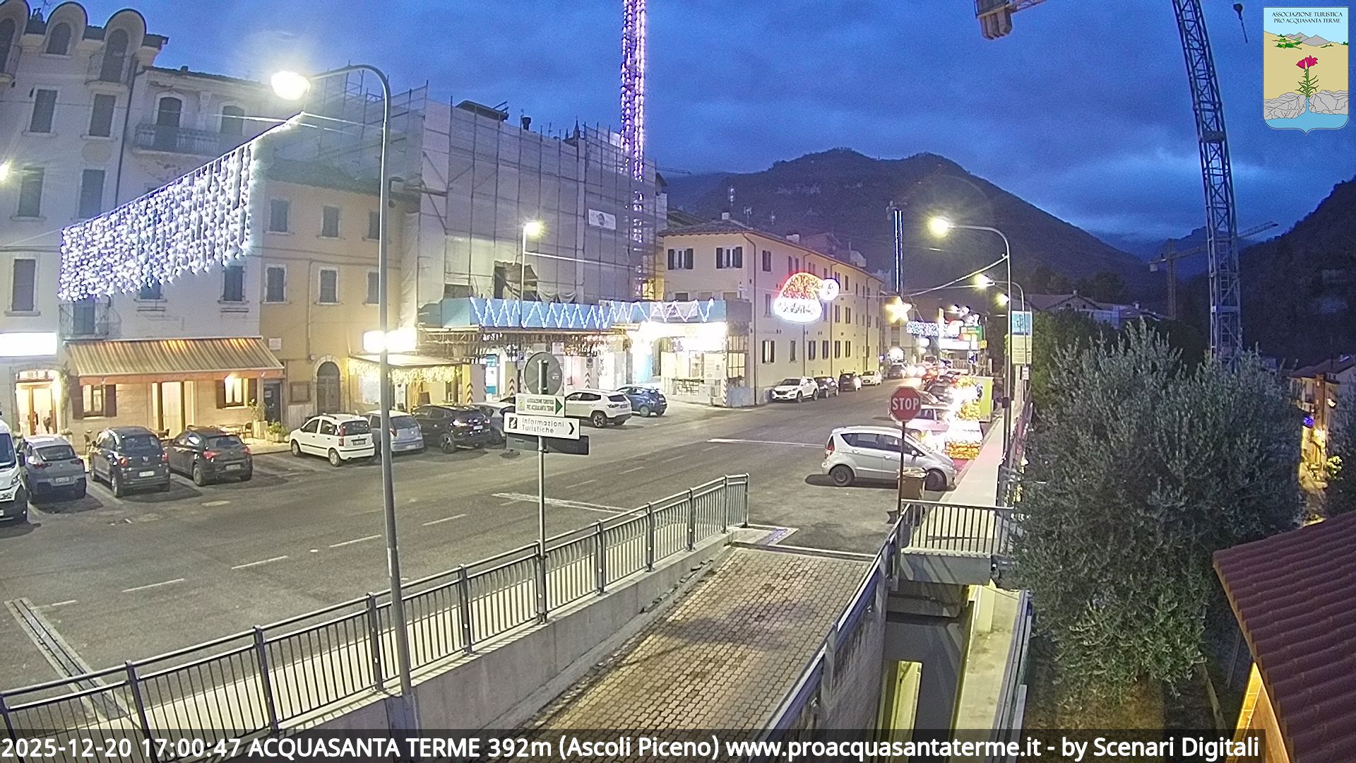 immagine della webcam nei dintorni di Frontignano: webcam Acquasanta Terme