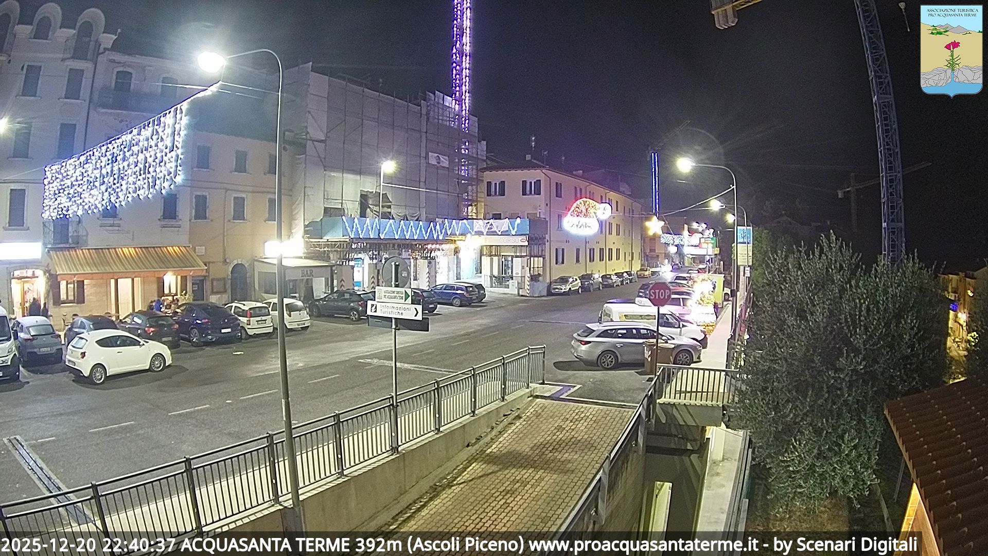 immagine della webcam nei dintorni di Montemonaco: webcam Acquasanta Terme