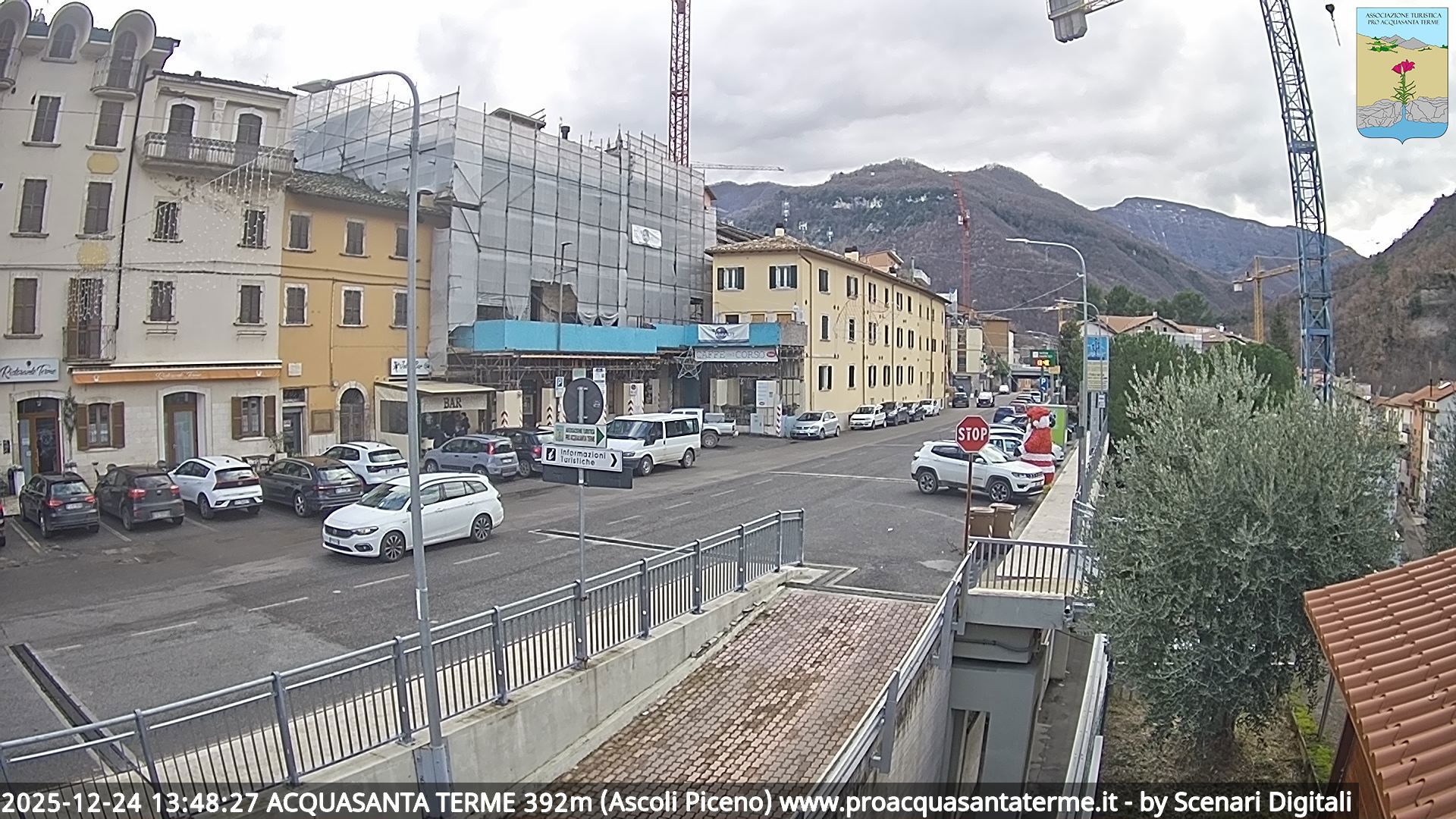 immagine della webcam nei dintorni di Ussita: webcam Acquasanta Terme