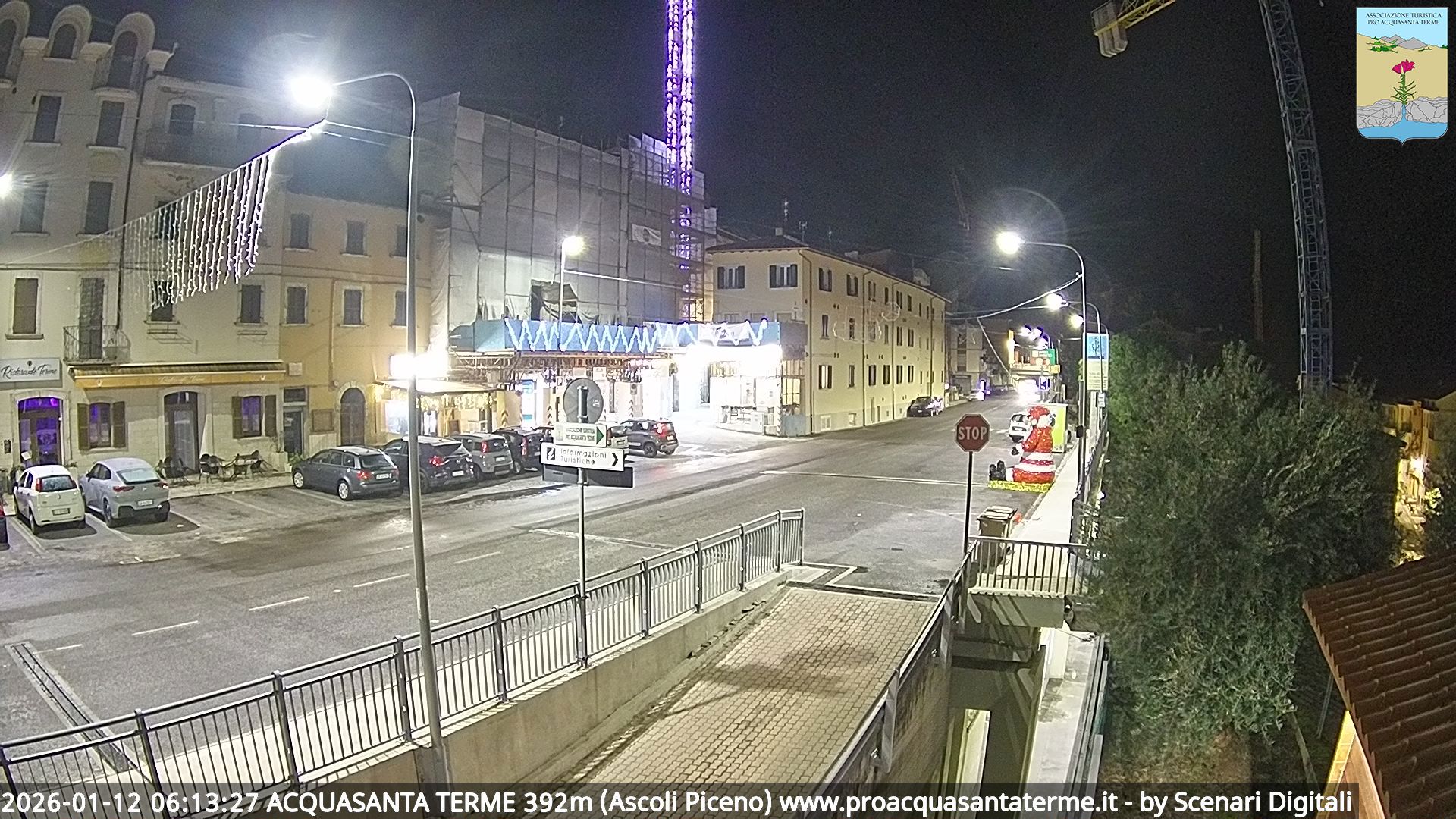 immagine della webcam nei dintorni di Norcia: webcam Acquasanta Terme