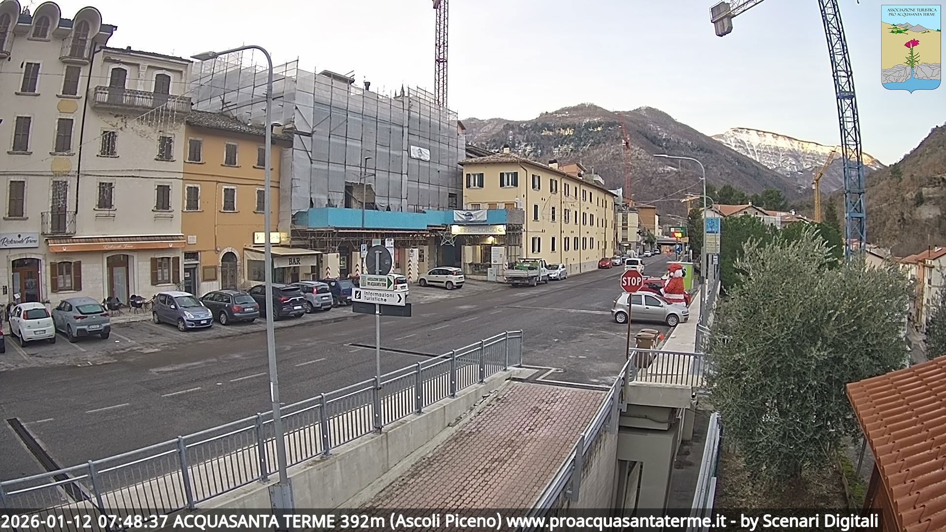immagine della webcam nei dintorni di Sarnano: webcam Acquasanta Terme