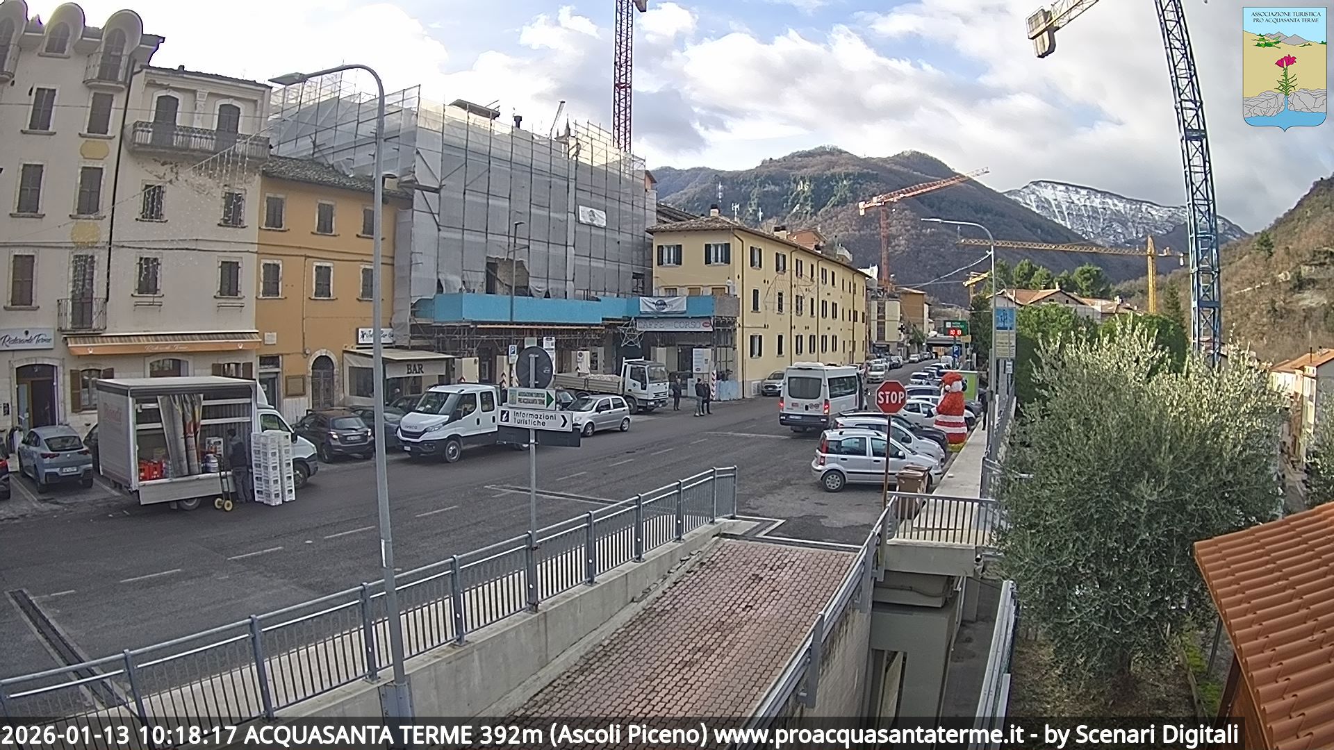 immagine della webcam nei dintorni di Sarnano: webcam Acquasanta Terme