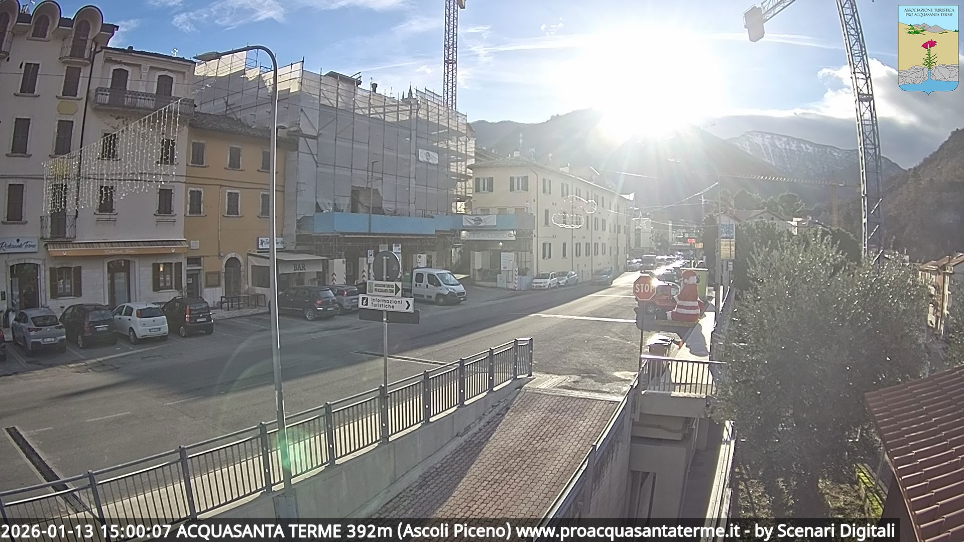 immagine della webcam nei dintorni di Castelluccio Norcia: webcam Acquasanta Terme