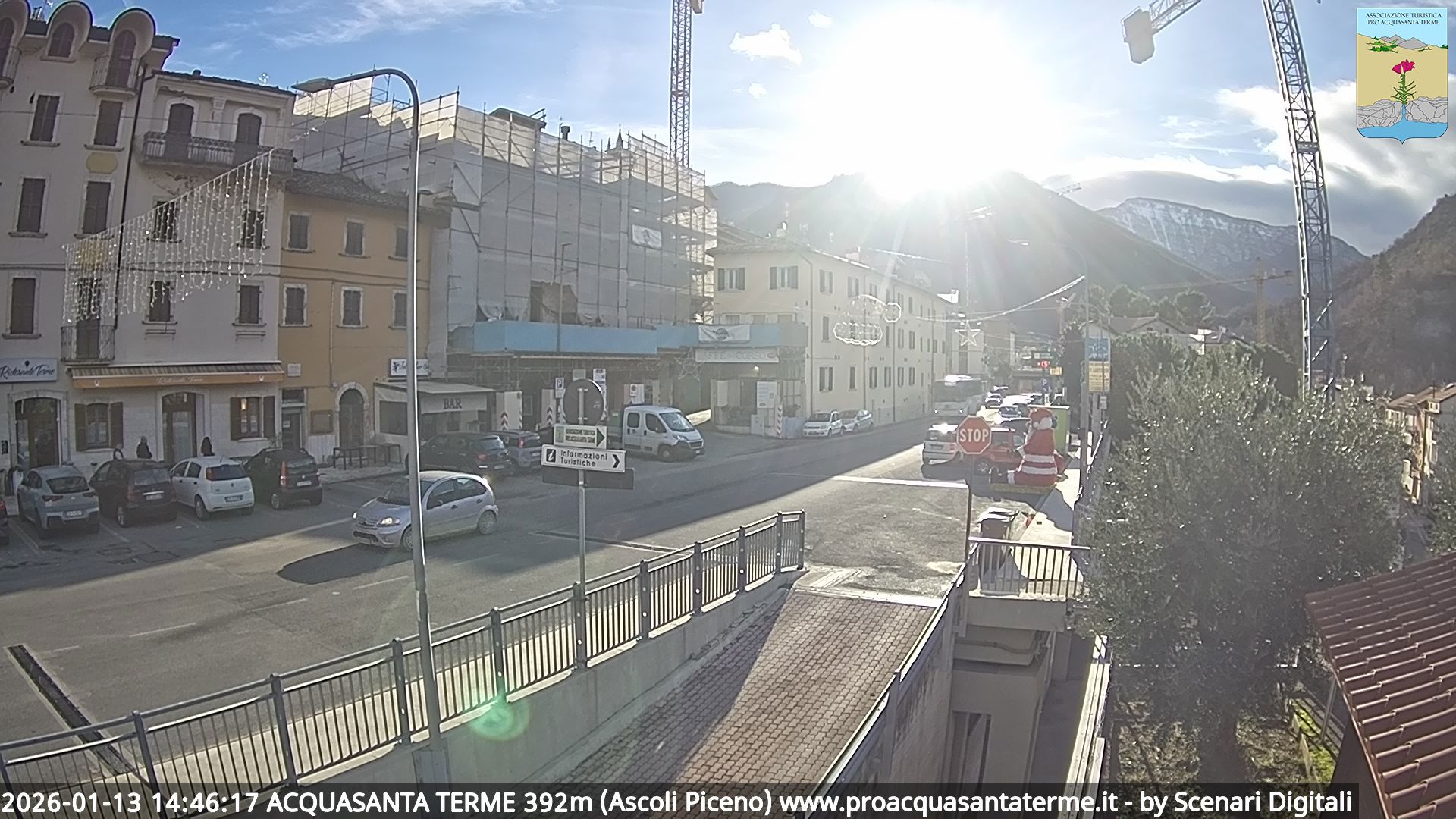 immagine della webcam nei dintorni di Fiastra: webcam Acquasanta Terme
