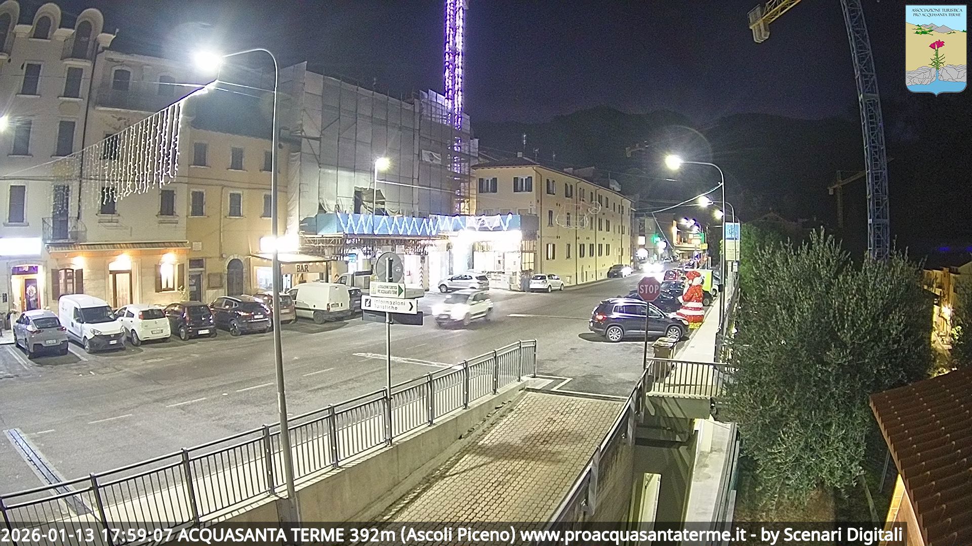 immagine della webcam nei dintorni di Sarnano: webcam Acquasanta Terme