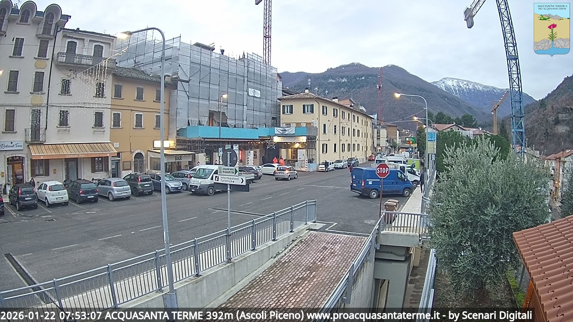 immagine della webcam nei dintorni di Montereale: webcam Acquasanta Terme