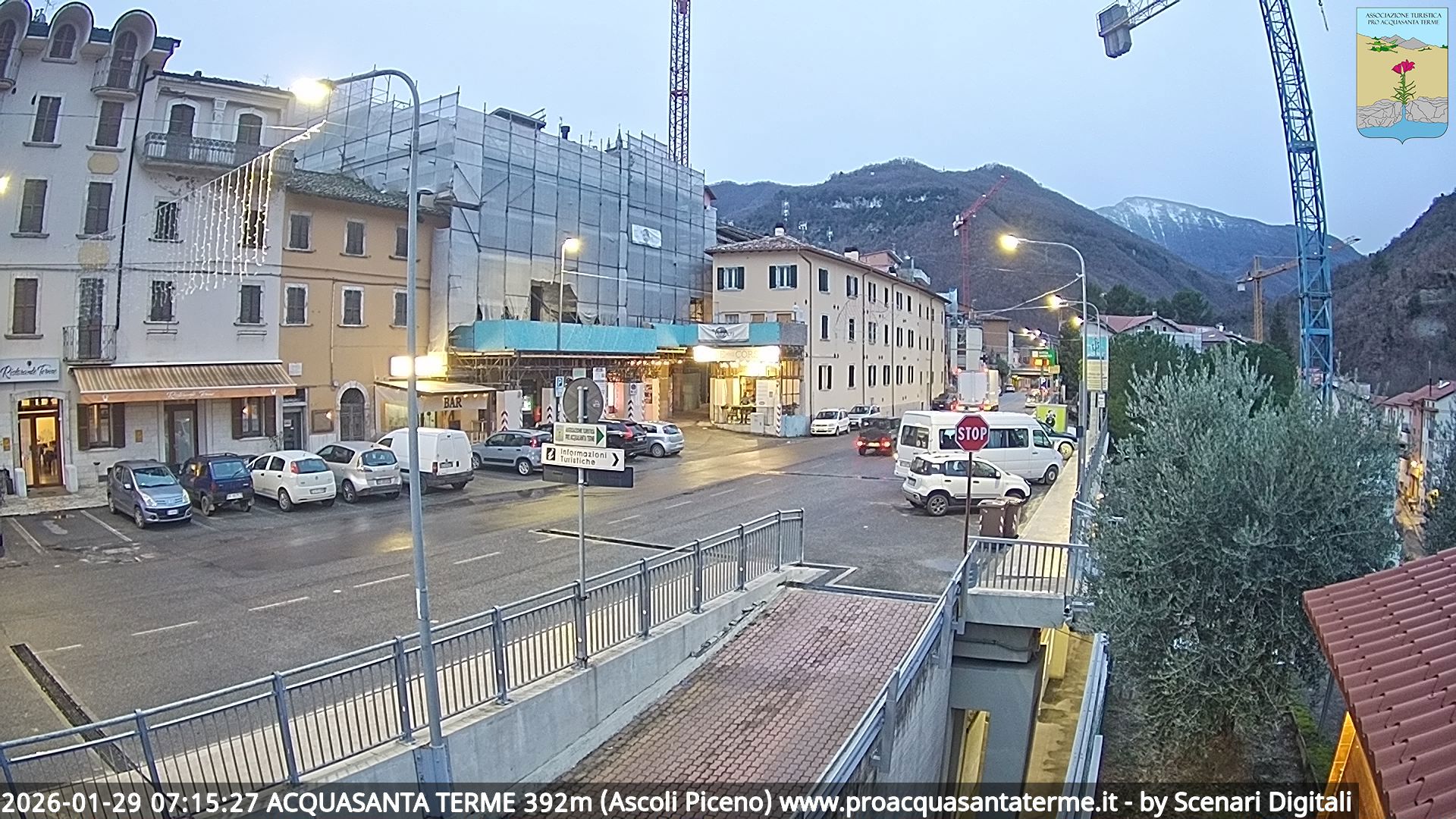 immagine della webcam nei dintorni di Pintura di Bolognola: webcam Acquasanta Terme