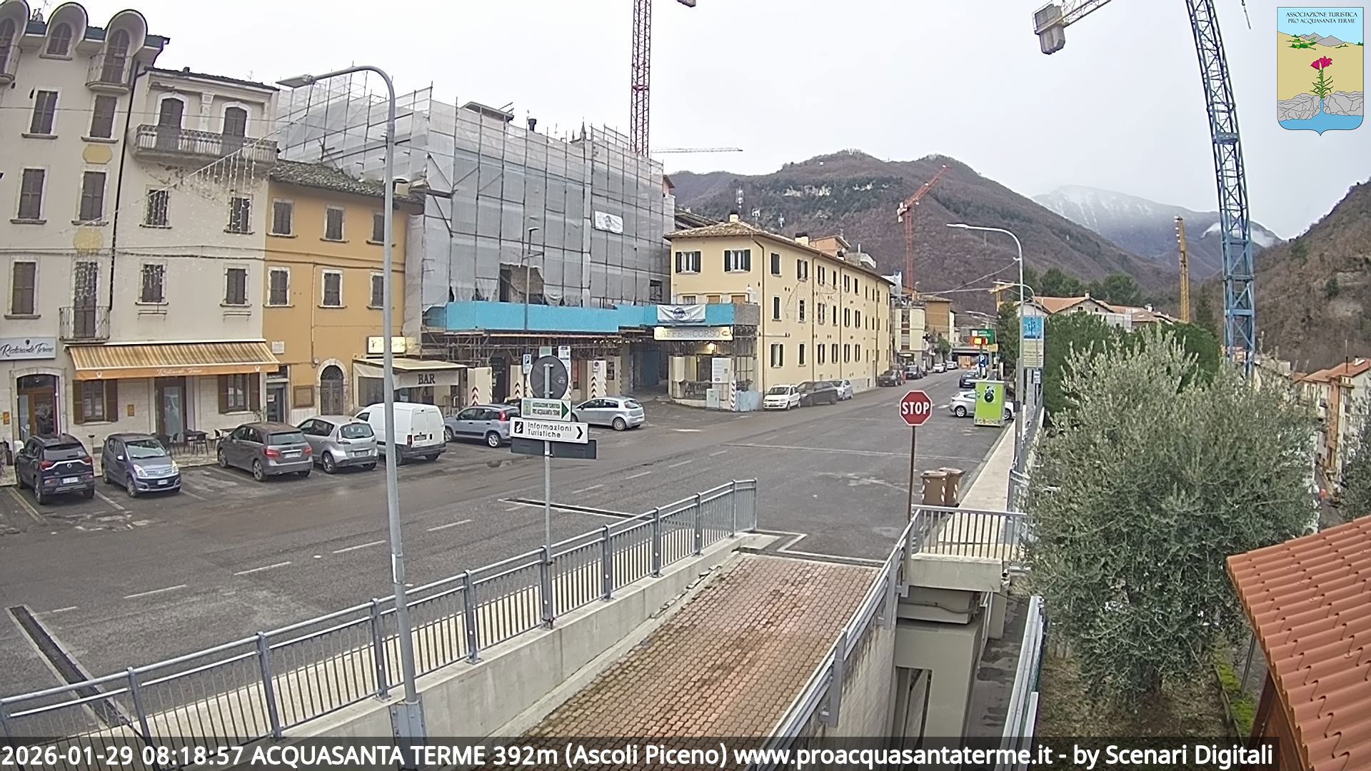 immagine della webcam nei dintorni di Arquata del Tronto: webcam Acquasanta Terme