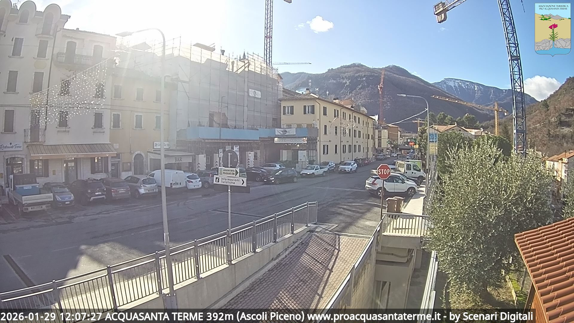 immagine della webcam nei dintorni di Arquata del Tronto: webcam Acquasanta Terme