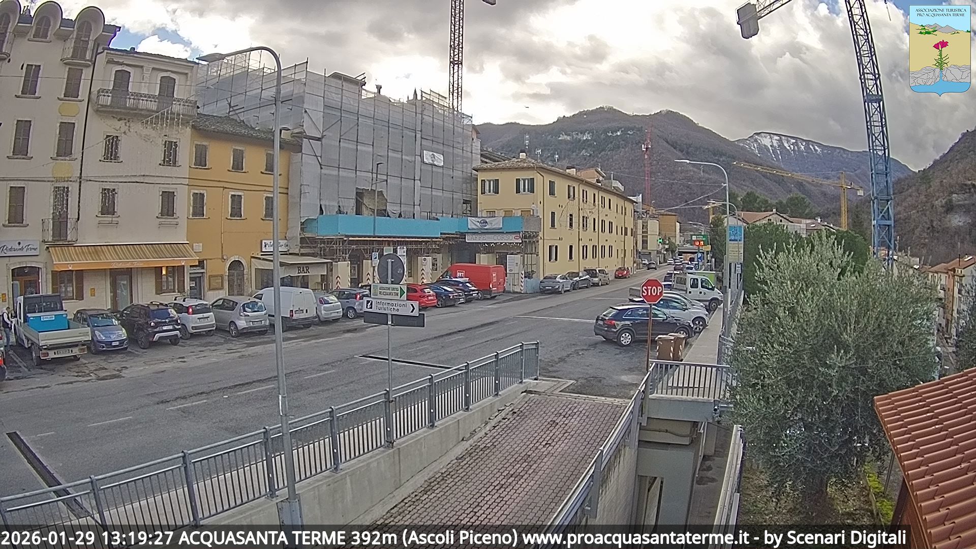 immagine della webcam nei dintorni di Arquata del Tronto: webcam Acquasanta Terme