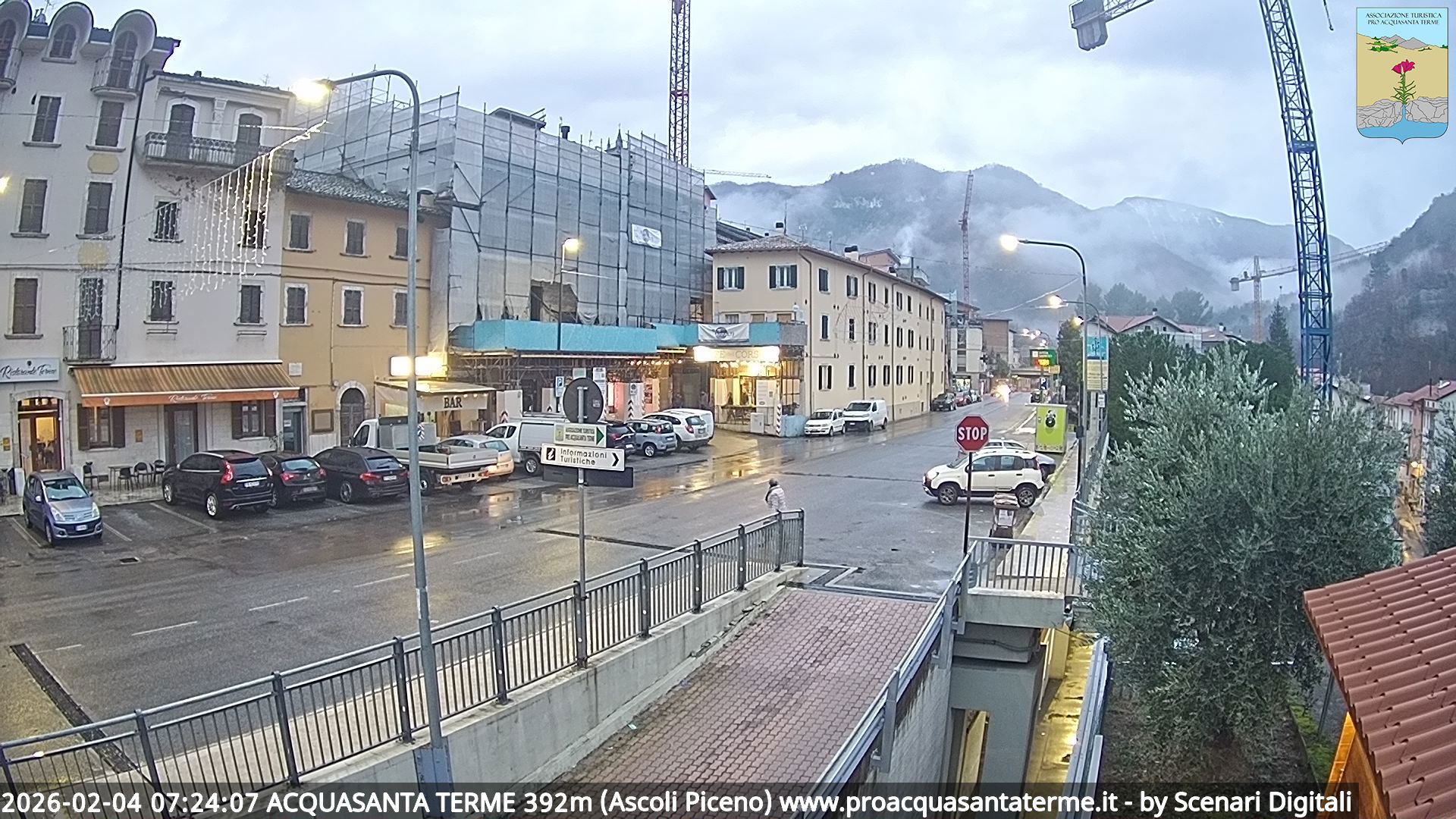 immagine della webcam nei dintorni di Cossignano: webcam Acquasanta Terme