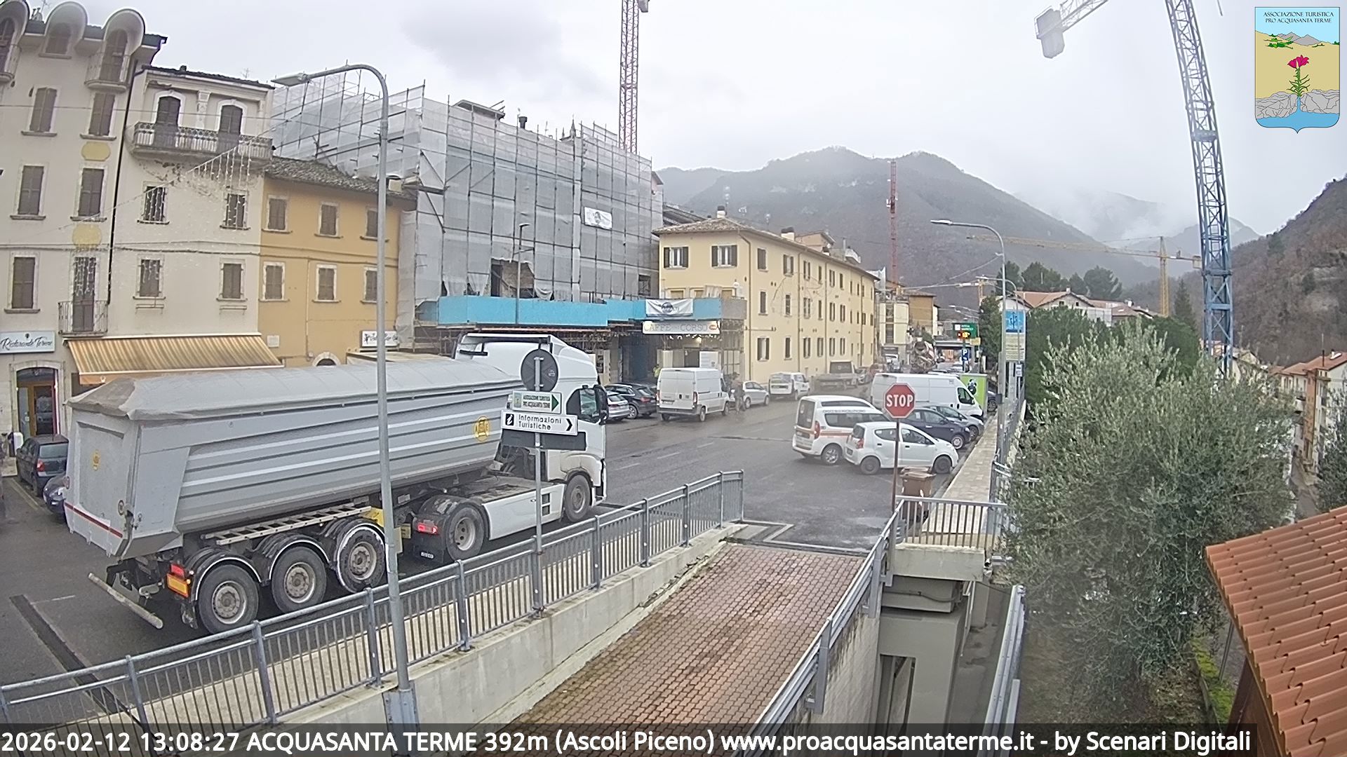immagine della webcam nei dintorni di Ascoli Piceno: webcam Acquasanta Terme