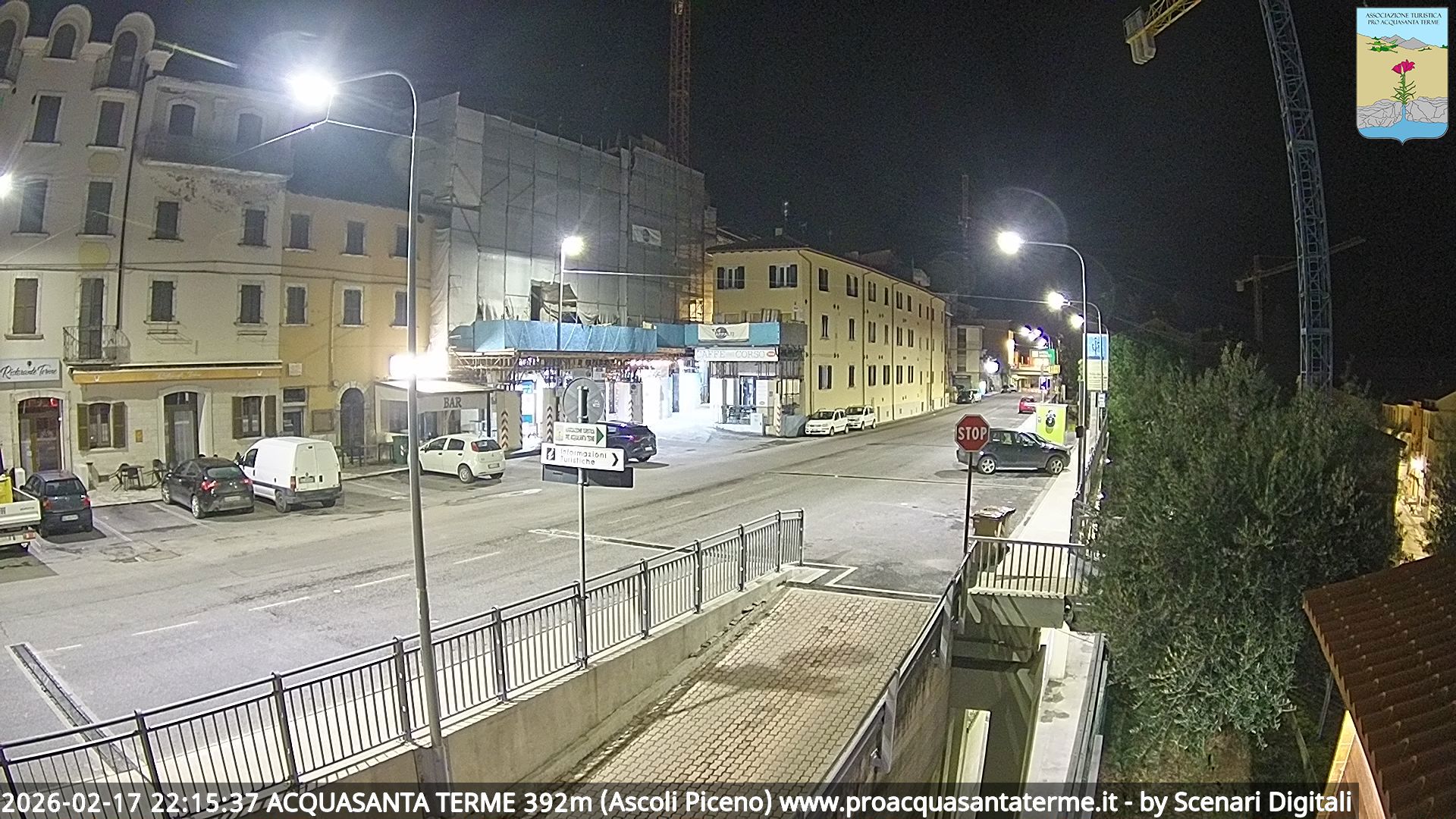 immagine della webcam nei dintorni di Campotosto: webcam Acquasanta Terme