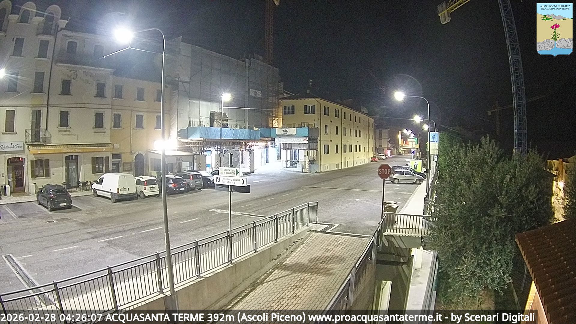 immagine della webcam nei dintorni di Ussita: webcam Acquasanta Terme