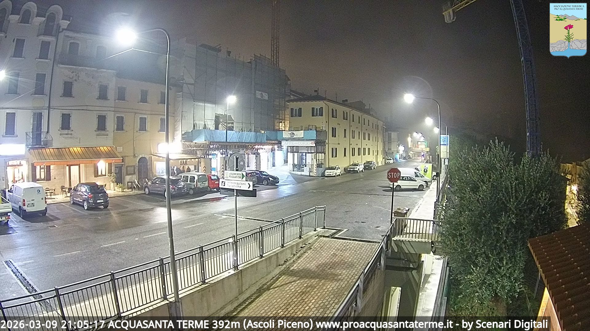 immagine della webcam nei dintorni di Teramo: webcam Acquasanta Terme