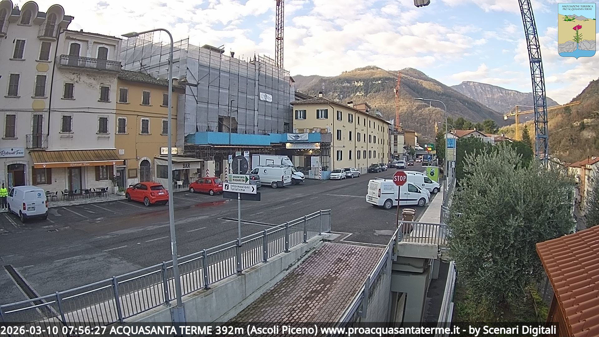 immagine della webcam nei dintorni di Teramo: webcam Acquasanta Terme