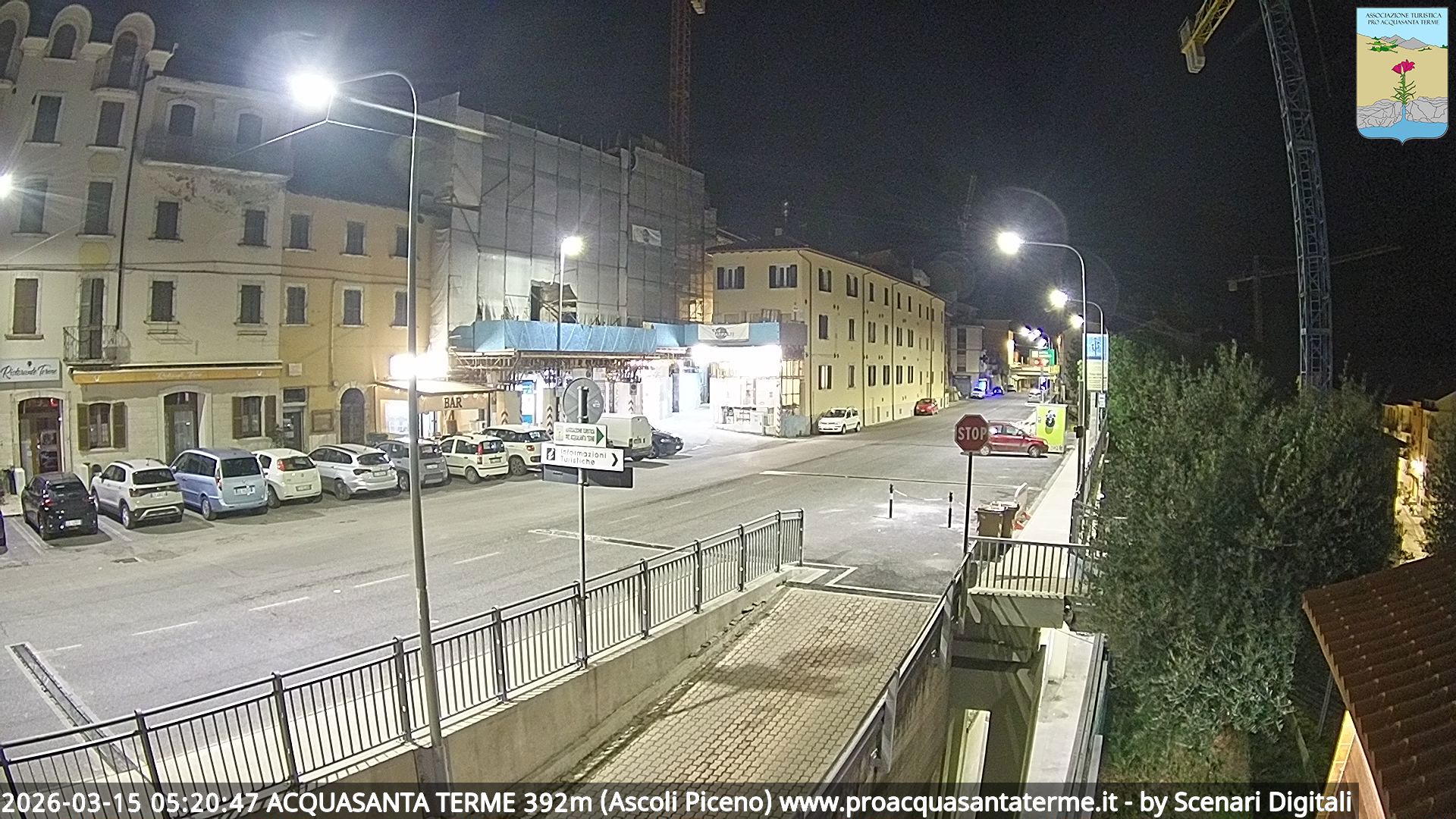 immagine della webcam nei dintorni di Montemonaco: webcam Acquasanta Terme