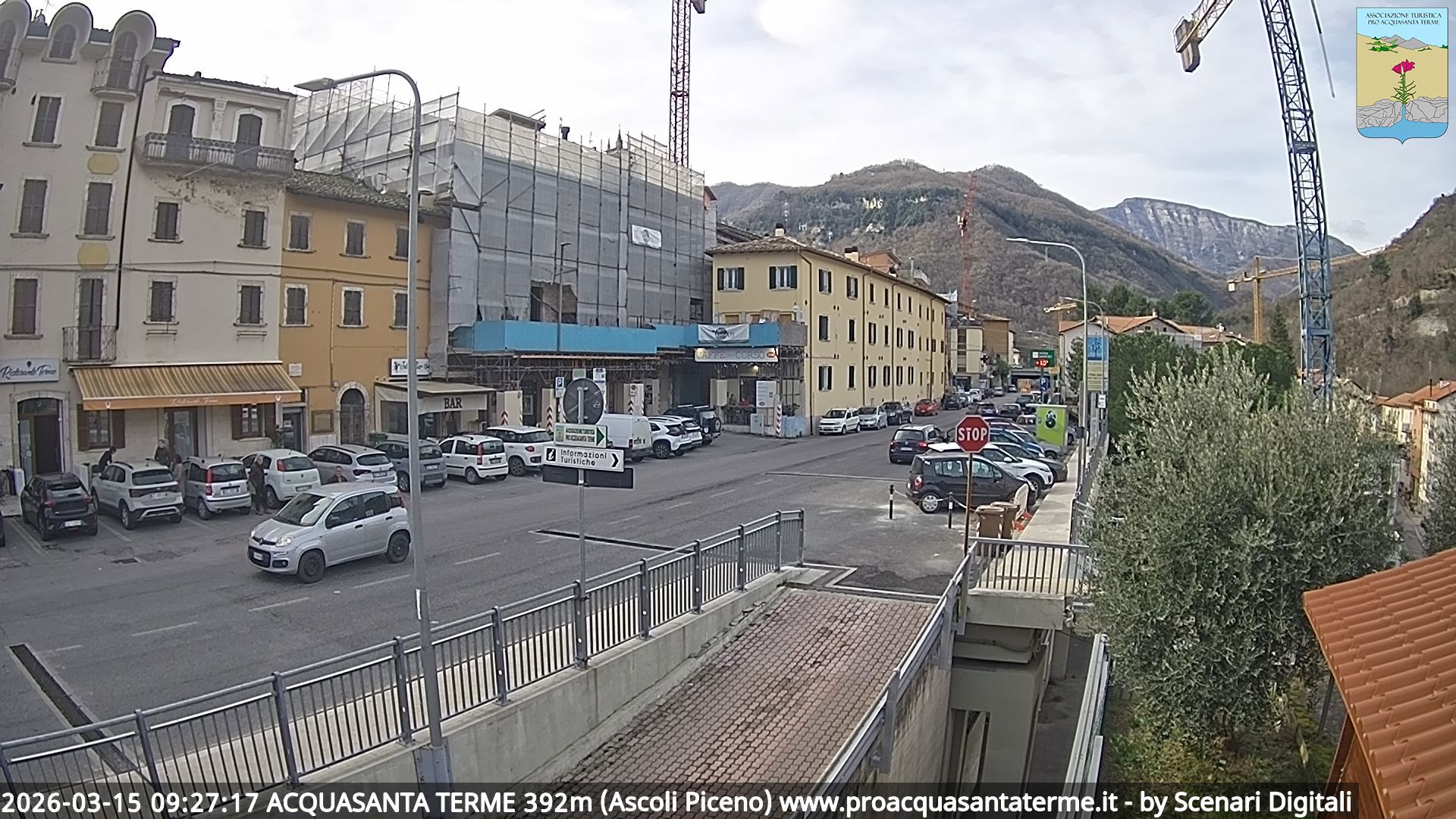 immagine della webcam nei dintorni di Teramo: webcam Acquasanta Terme