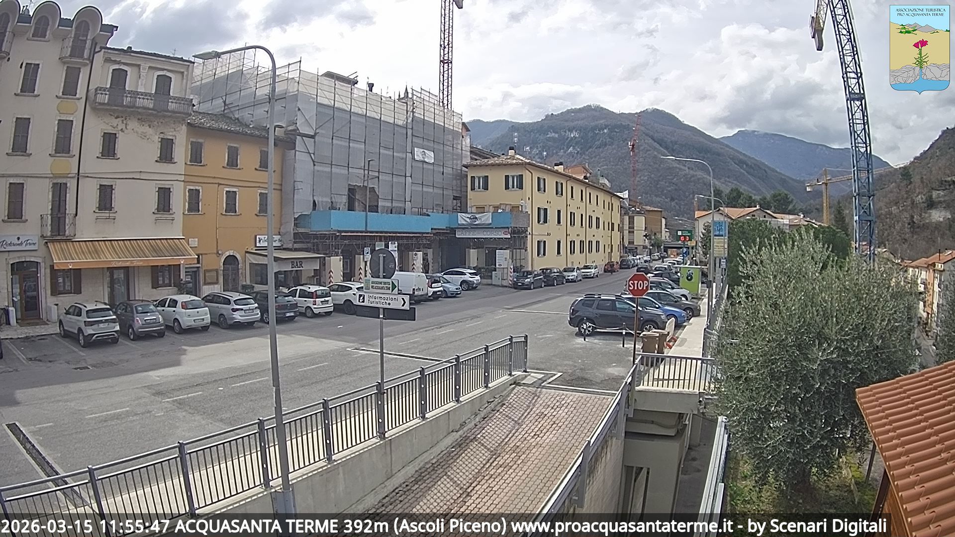 immagine della webcam nei dintorni di Teramo: webcam Acquasanta Terme