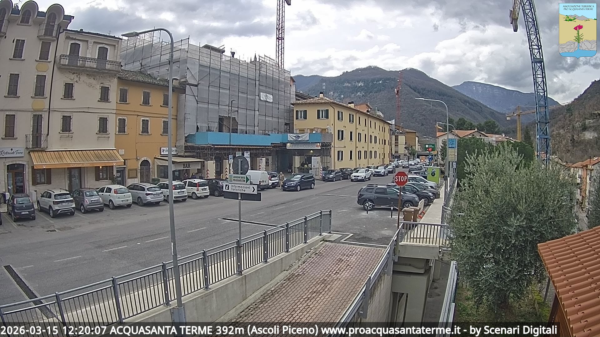 immagine della webcam nei dintorni di Cossignano: webcam Acquasanta Terme