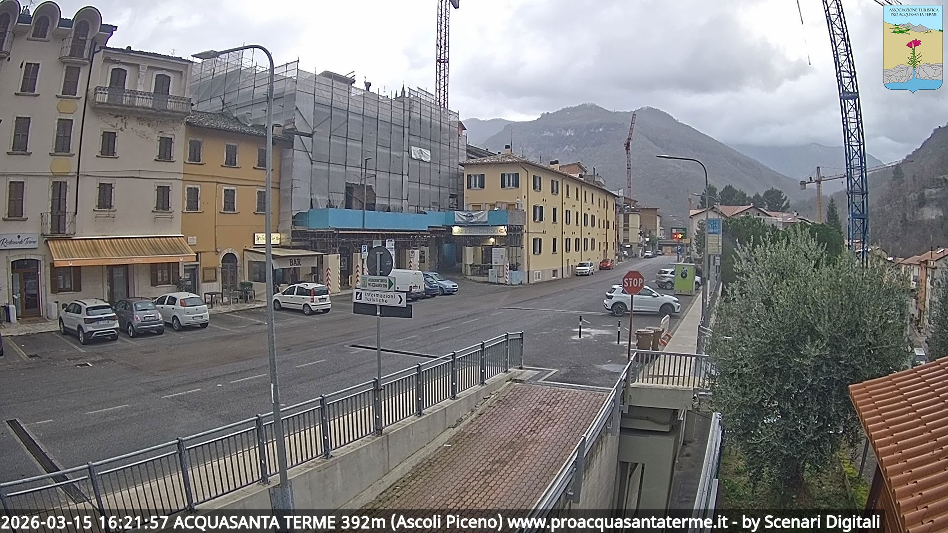 immagine della webcam nei dintorni di Sarnano: webcam Acquasanta Terme