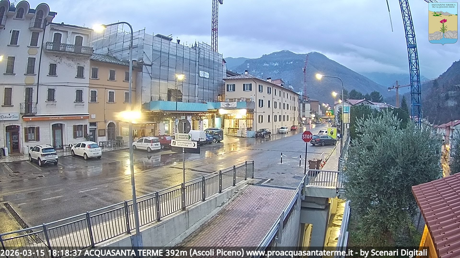 immagine della webcam nei dintorni di Fiastra: webcam Acquasanta Terme